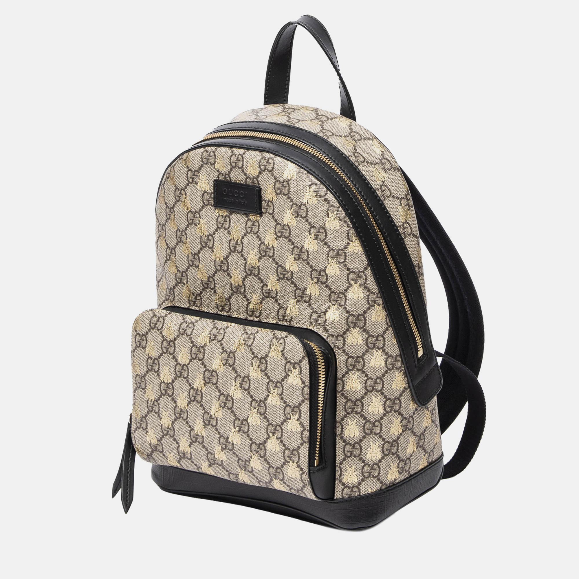 

Gucci Small GG Supreme Bees Day Backpack, Beige