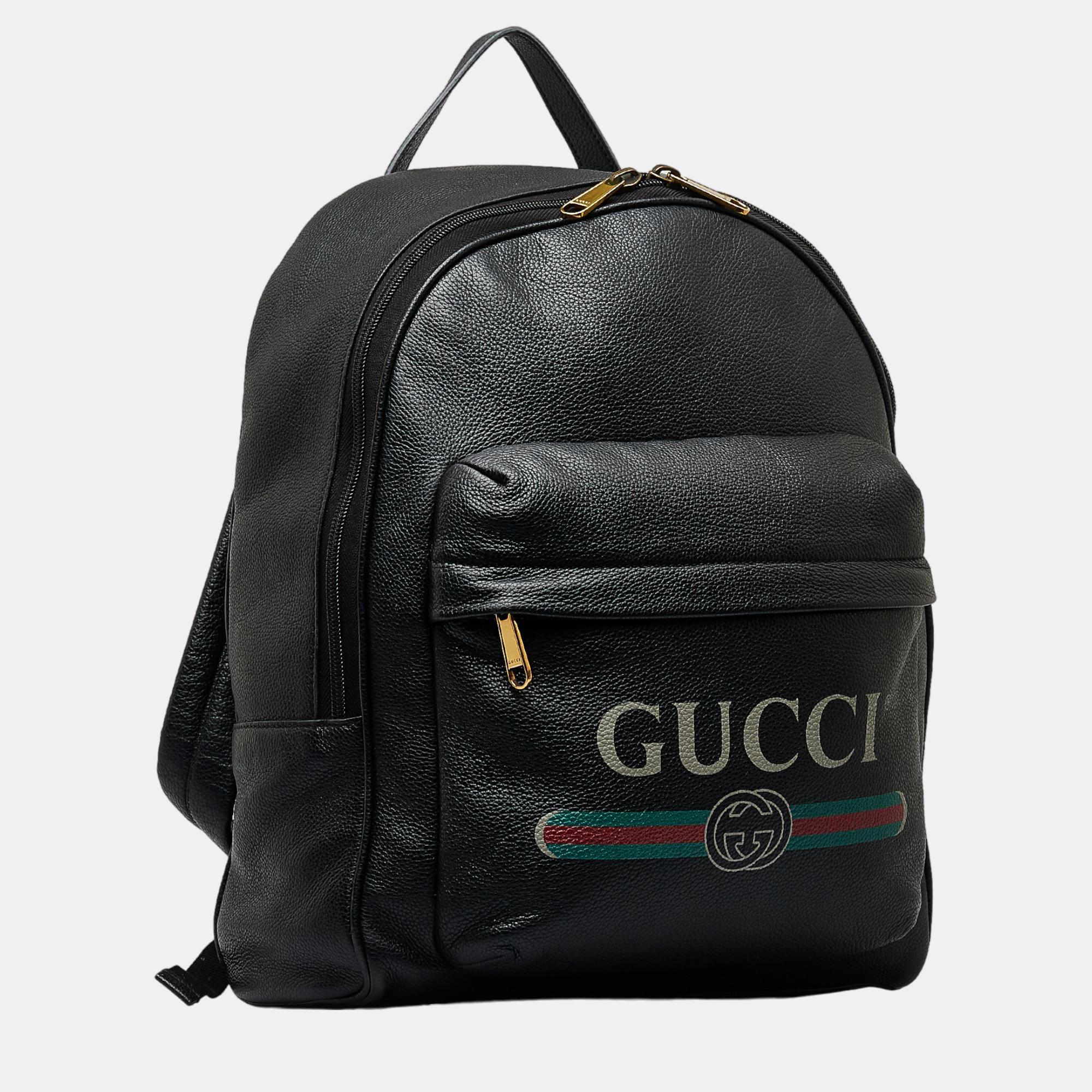 

Gucci Black Logo Backpack