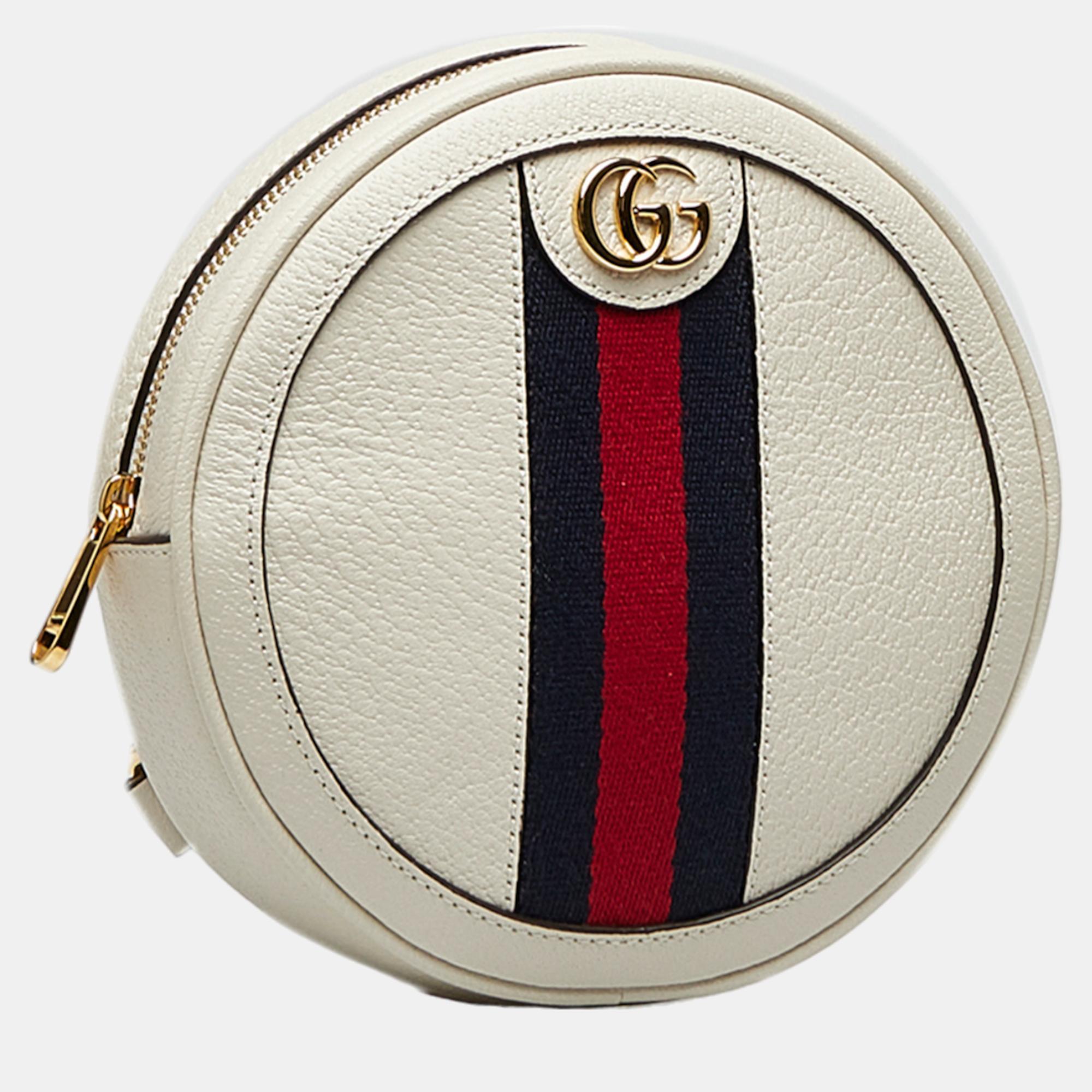 

Gucci White Mini Ophidia Backpack