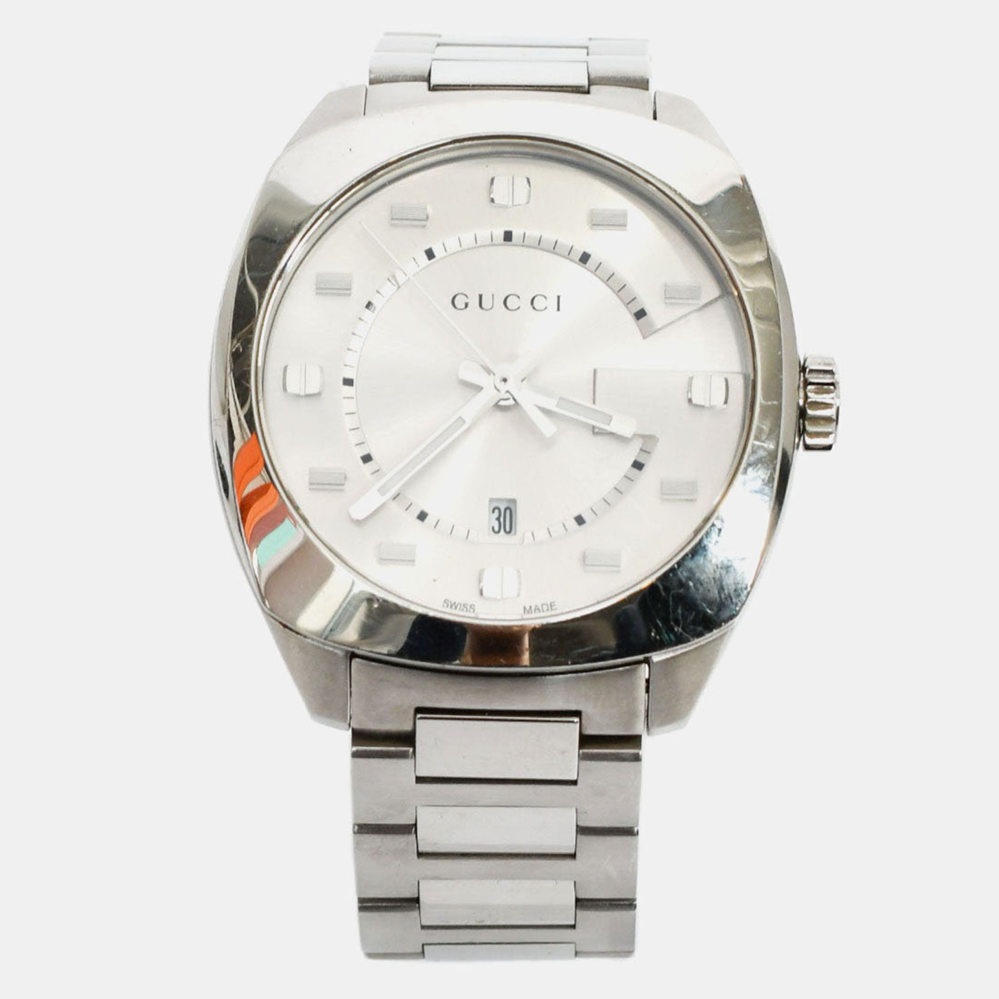 

Gucci GG2570 Series Quartz Silver Stainless Steel Women's Wristwatch 41 mm