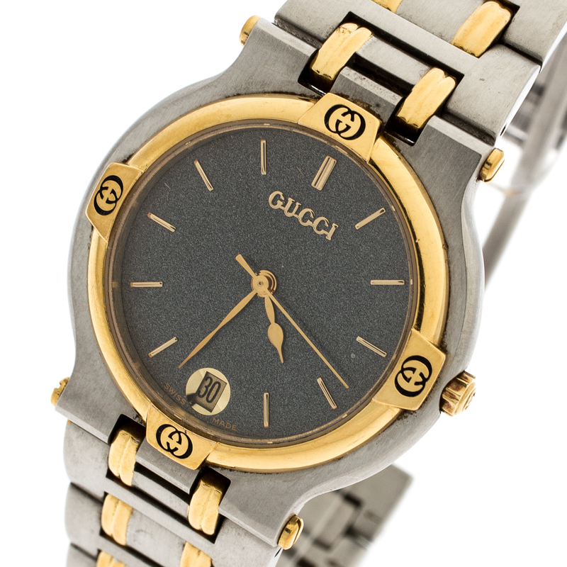 

Gucci Grey Stainless Steel, Silver