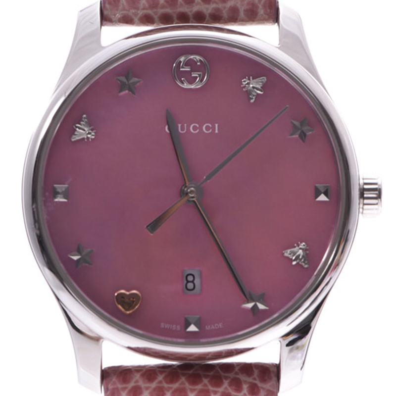 

Gucci Pink Stainless Steel G Timeless