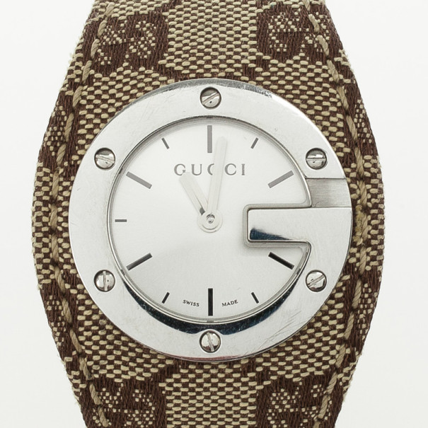 gucci watch fabric strap