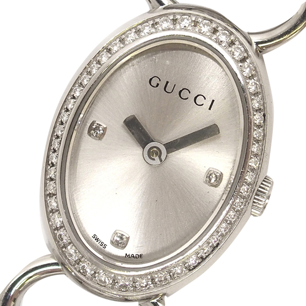 

Gucci Silver Diamonds Stainless Steel