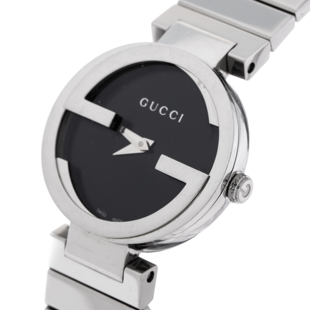 

Gucci Black Stainless Steel, Silver