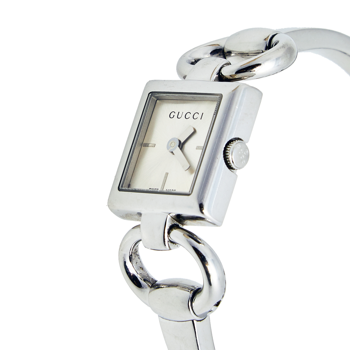 

Gucci Silver Stainless Steel Tornabuoni YA120502 Women's Wristwatch