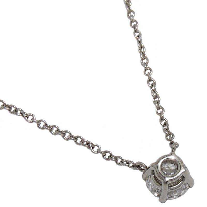 

Harry Winston Diamond Platinum 950 Round Solitaire Pendant Necklace, Silver
