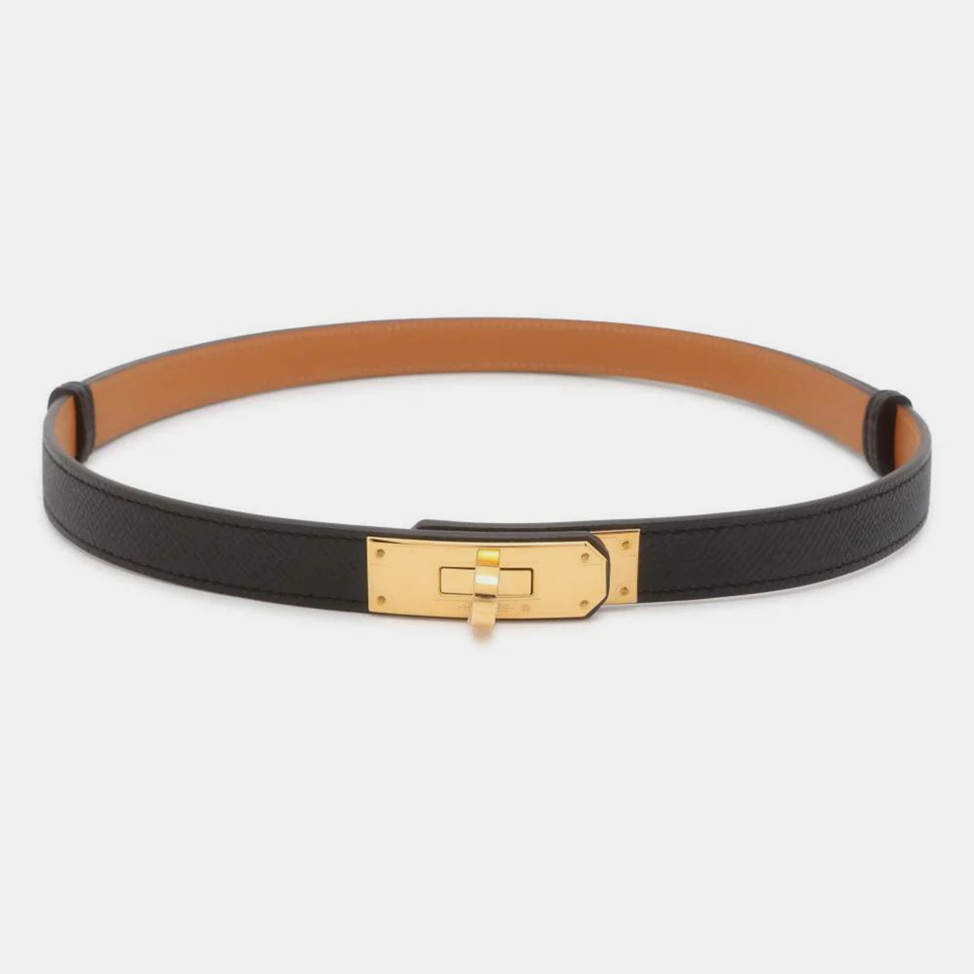 

Hermes Black Epsom Kelly Belt