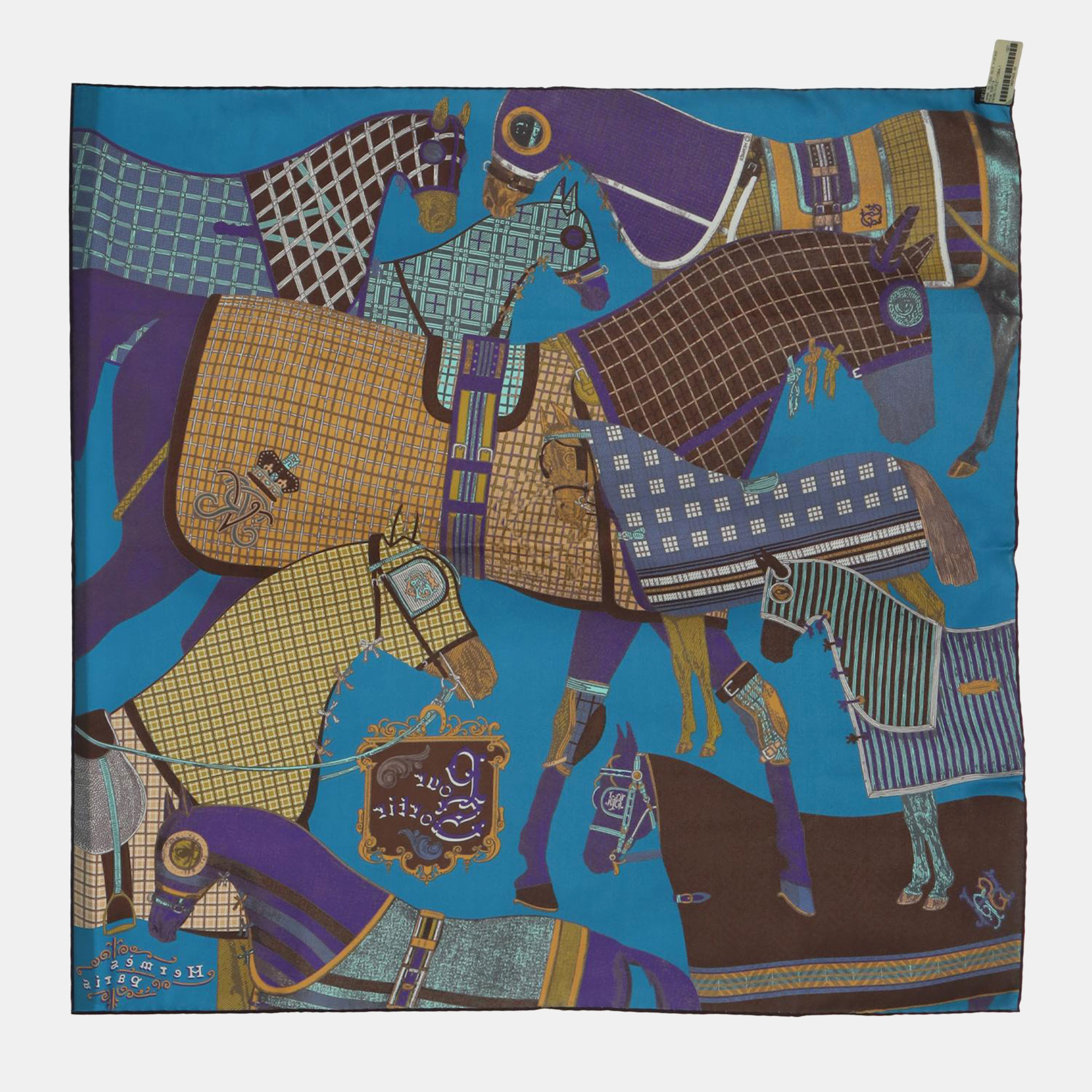 

Hermes Pour Sortir Printed Scarf, Multicolor