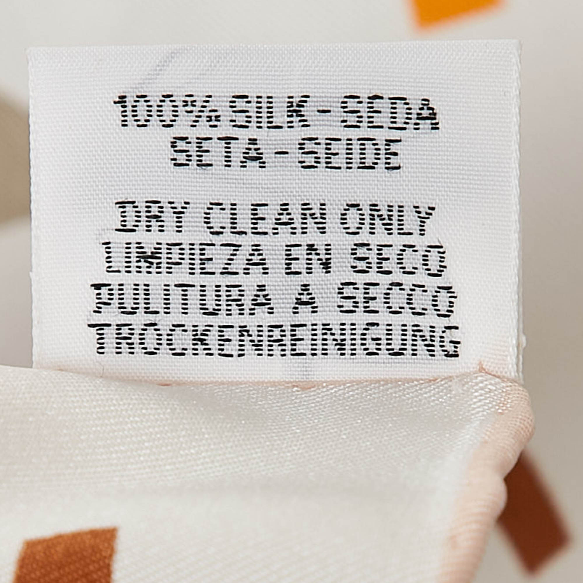 Hermès Multicolor Print Silk Just Married Scarf 
