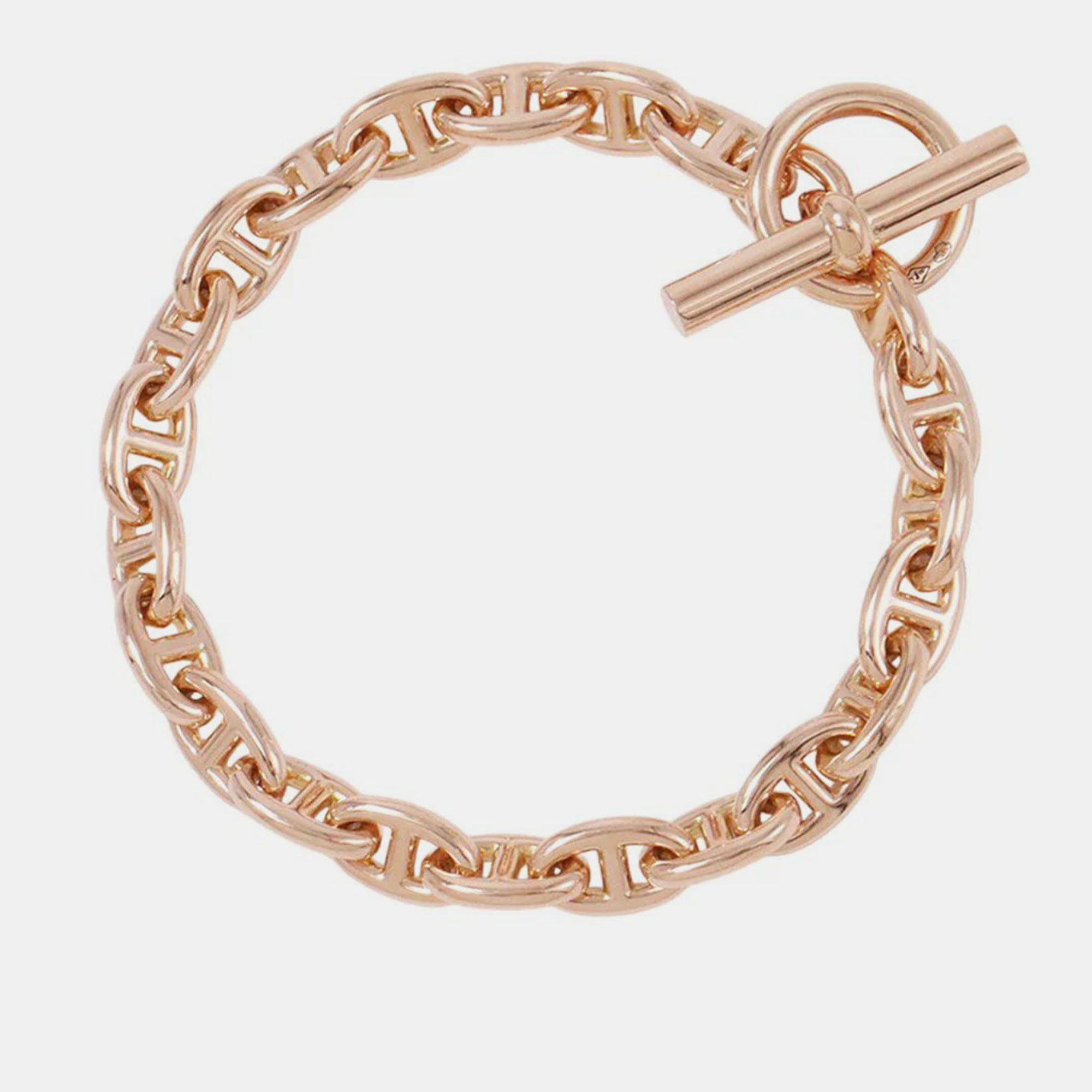 

Hermes Chaine D'Ancre Bracelet 22 Frames Size Tpm 18K Pink Gold