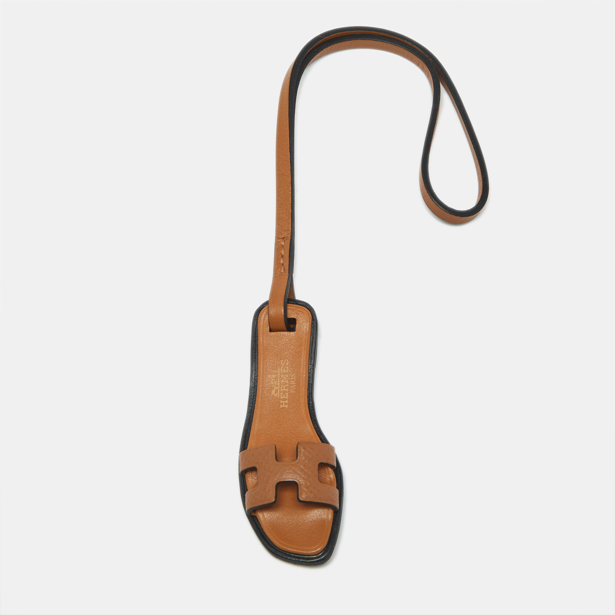 

Hermès Oran Nano Bag Charm Gold Epsom and Veau Butler Leather, Brown