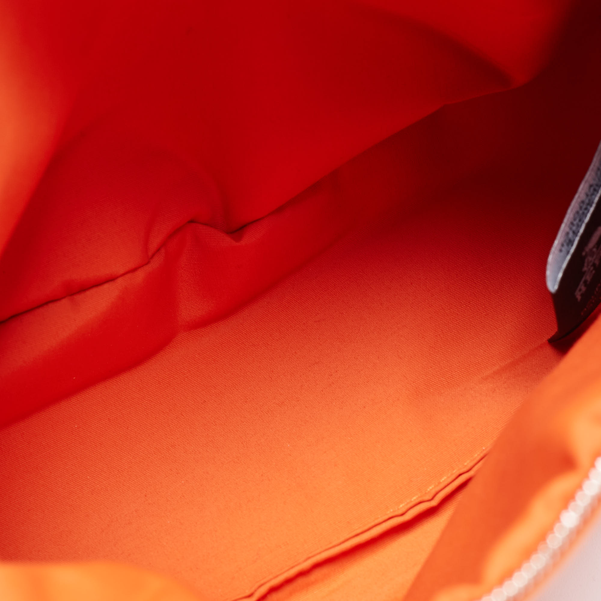 

Hermès Feu Canvas Bolide Mini Travel Case, Orange