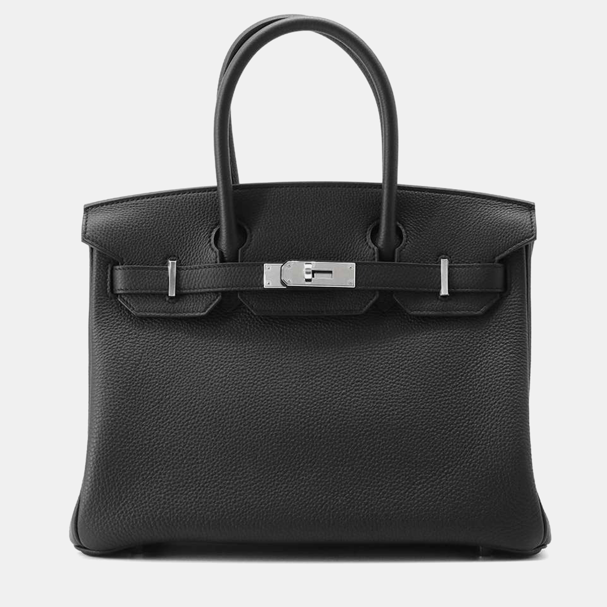 

Hermes Black Togo Leather Birkin 30 Bag