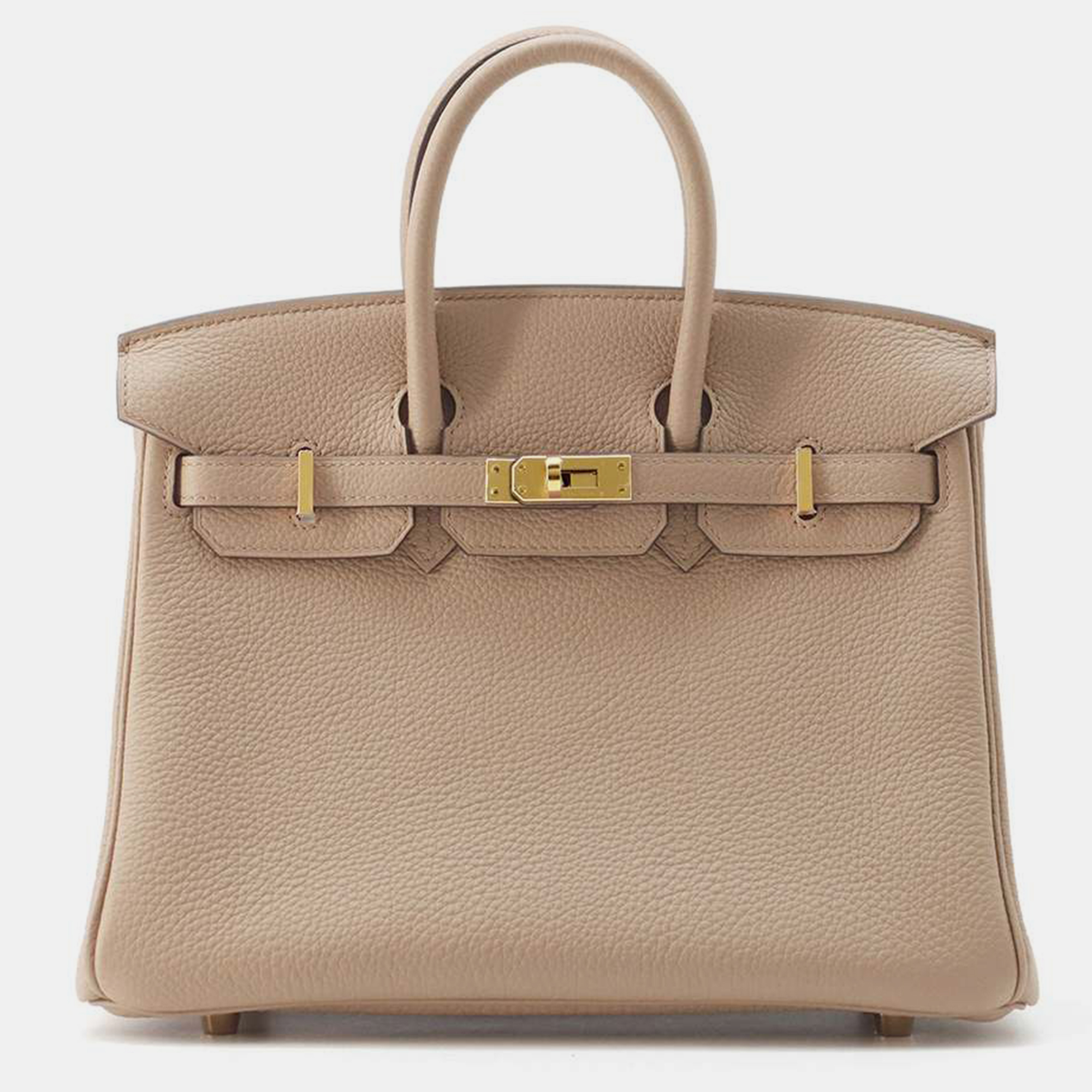 

Hermes Beige Marfa Togo Leather Birkin 25 Tote Bag