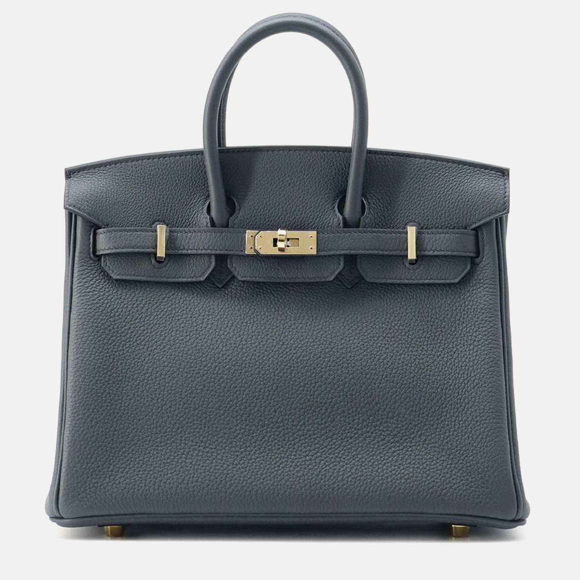 

Hermes Grimist Togo Leather Birkin 25 Tote Bag, Black