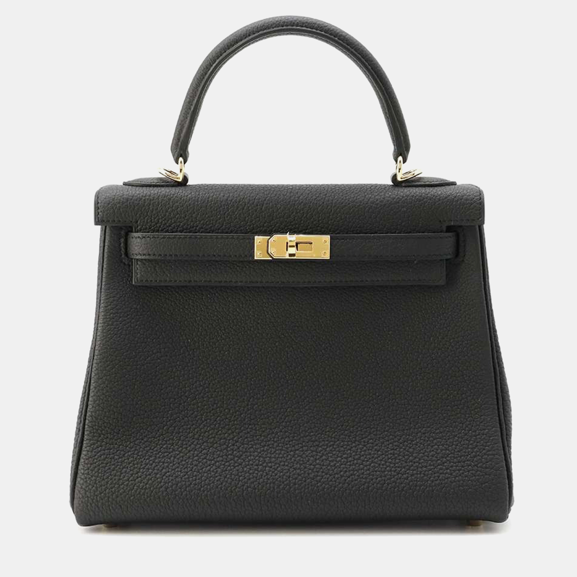 

Hermes Black Togo Kelly Retourne 25 Top Handle Bag