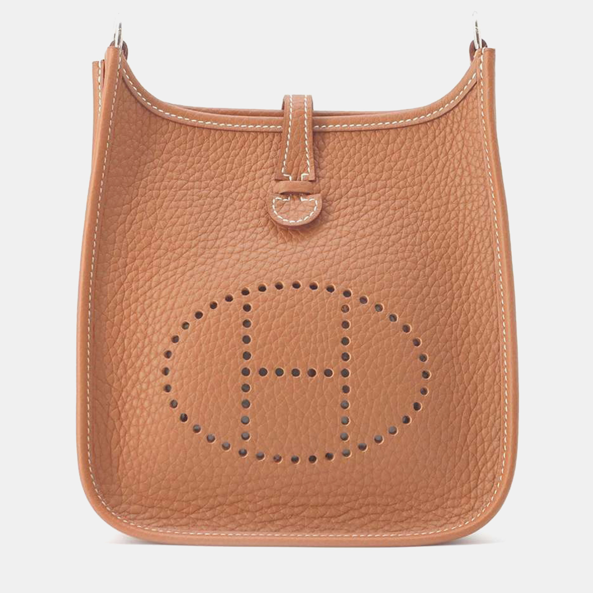 

Hermes Gold Taurillon Clemence Evelyne Bag Size TPM