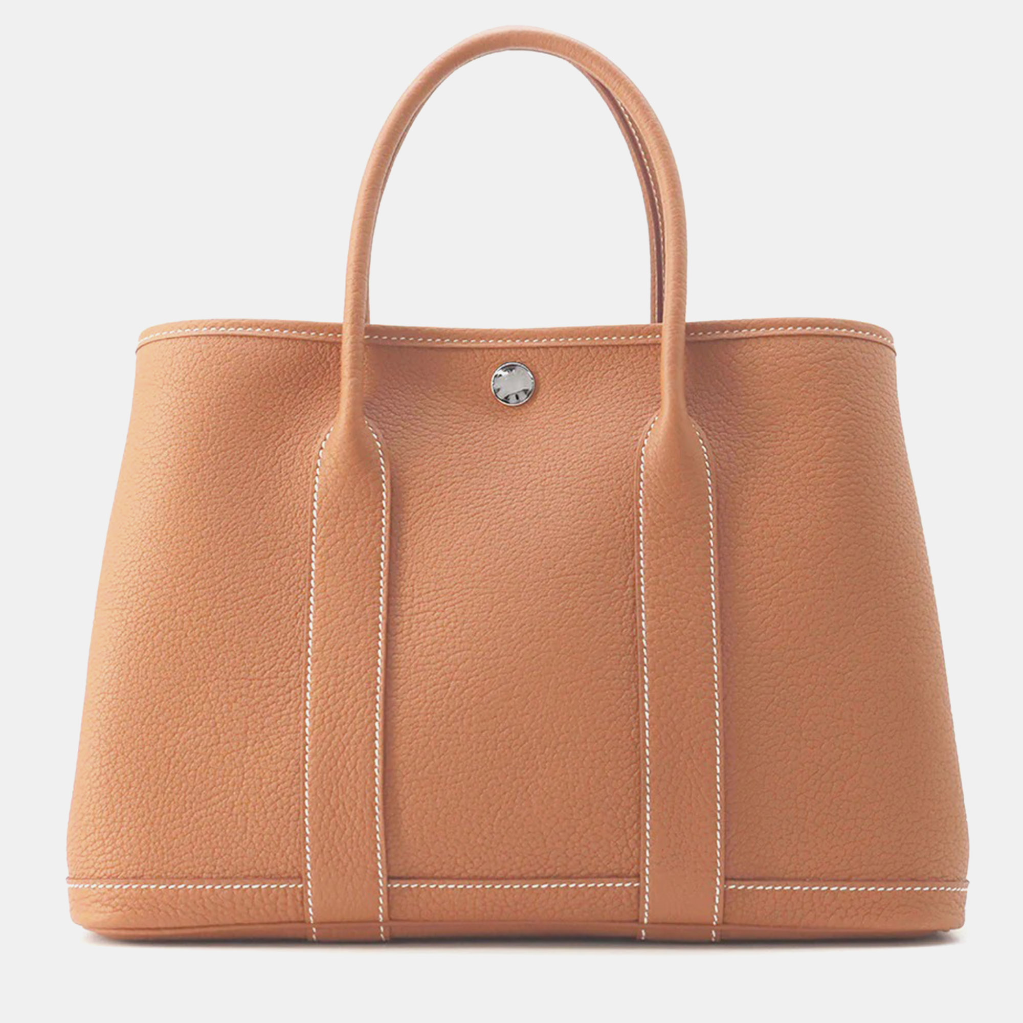 

Hermes Gold Negonda Leather Garden Party bag Size TPM