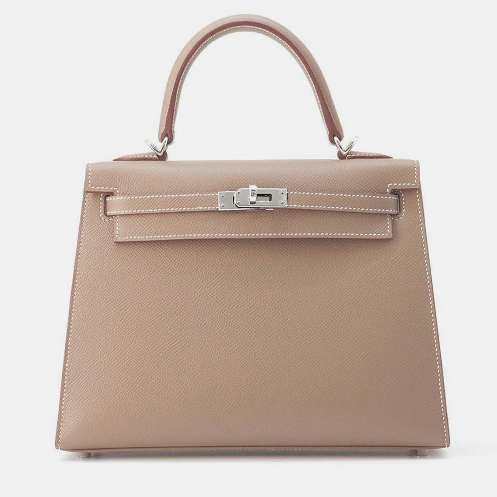 

Hermes Etoupe Epsom Kelly Sellier 25, Brown