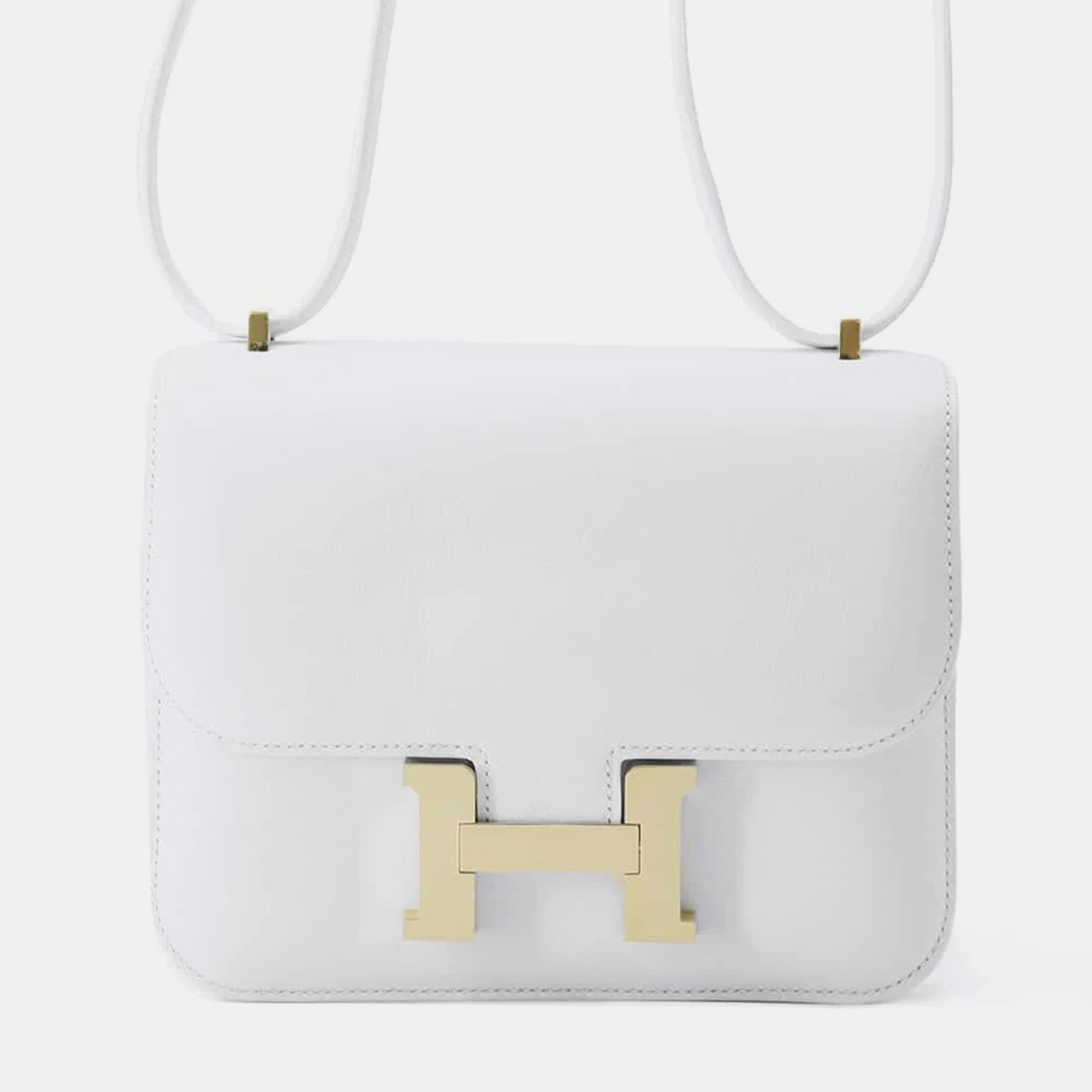 

Hermes White Evercolor Mini Constance3 Size Mini