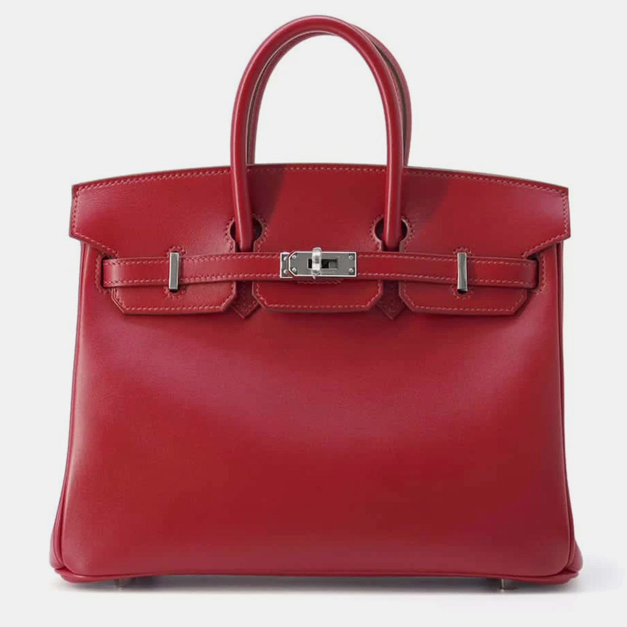 

Hermes Birkin Ruby Tadelakt Leather Size, Red