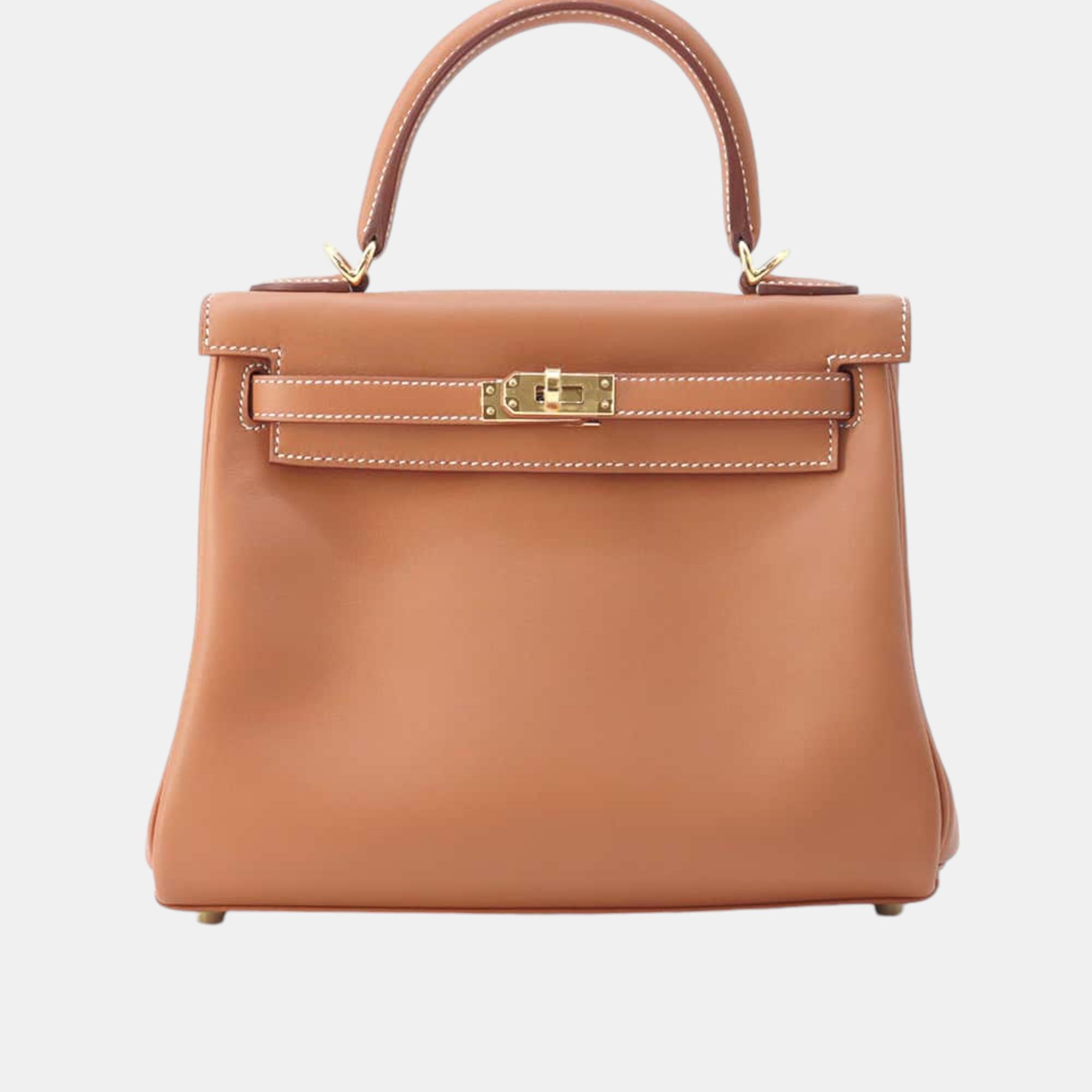 

Hermes Kelly Retourne Gold Swift Leather Size