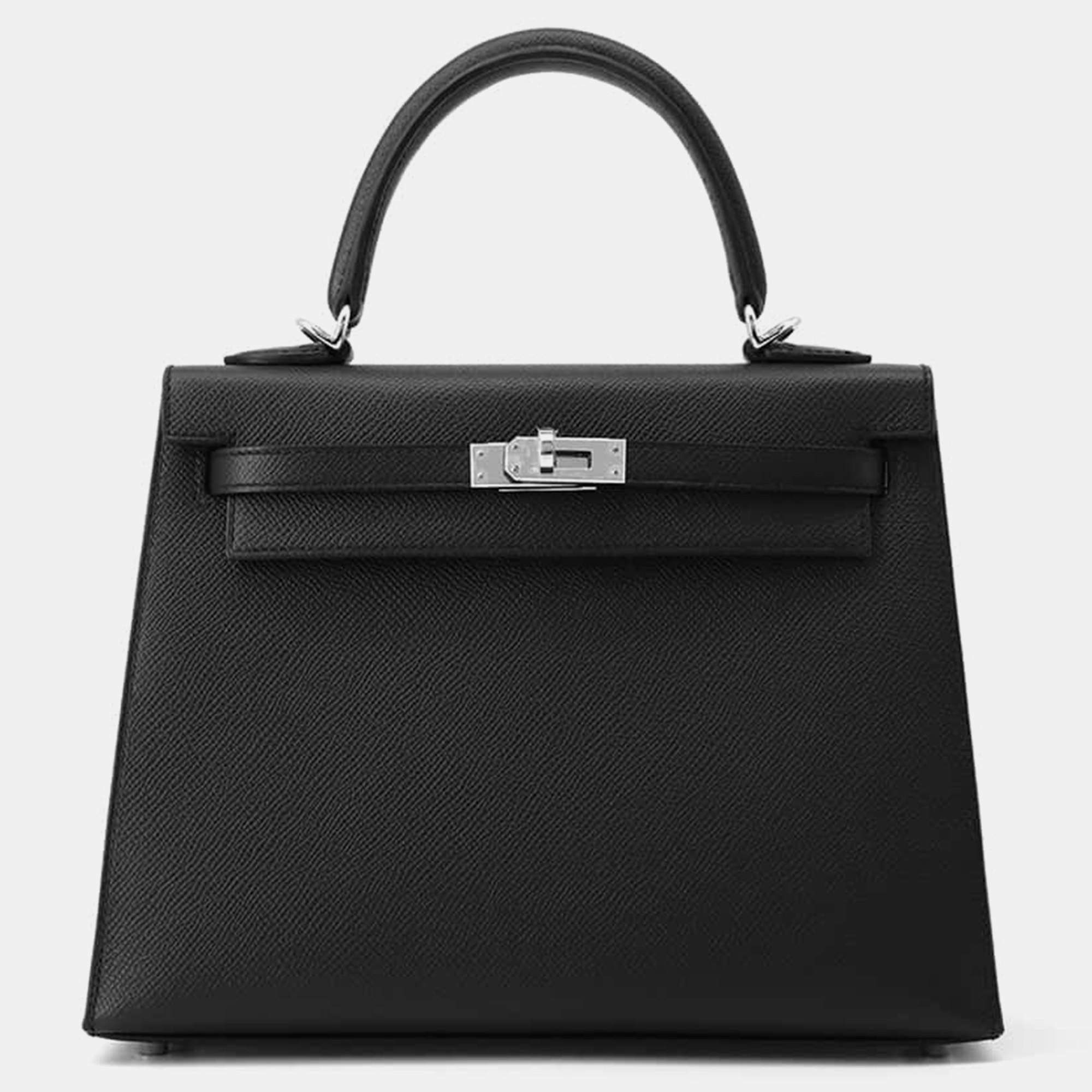 

Hermes Kelly Sellier Black Epsom Size