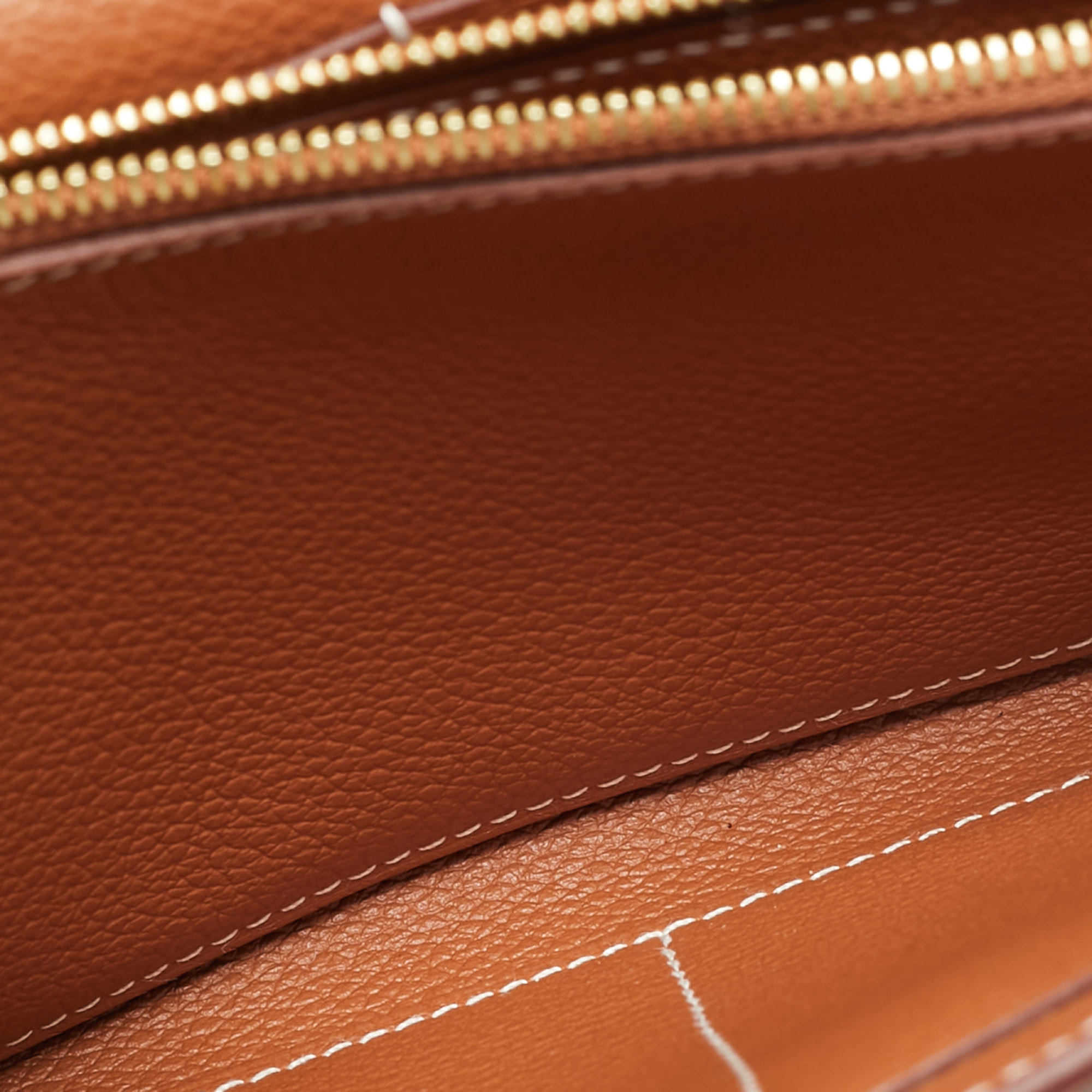 Hermes Gold Evercolor Leather Kelly To Go Wallet 