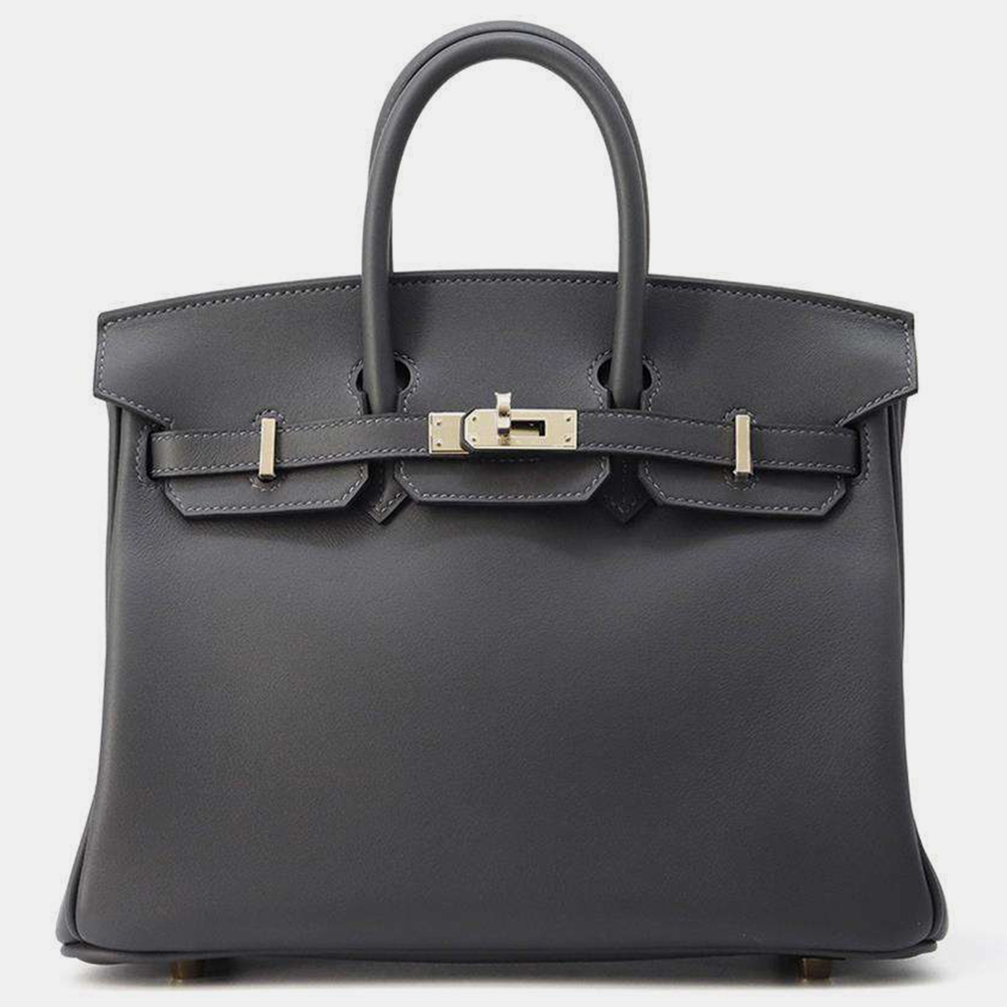 

Hermes Ardoise Swift Leather Birkin Bag Size, Black