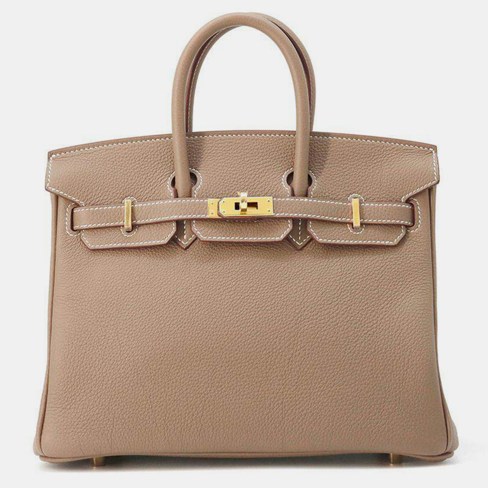 

Hermes Etoupe Togo Leather Birkin Bag Size, Brown