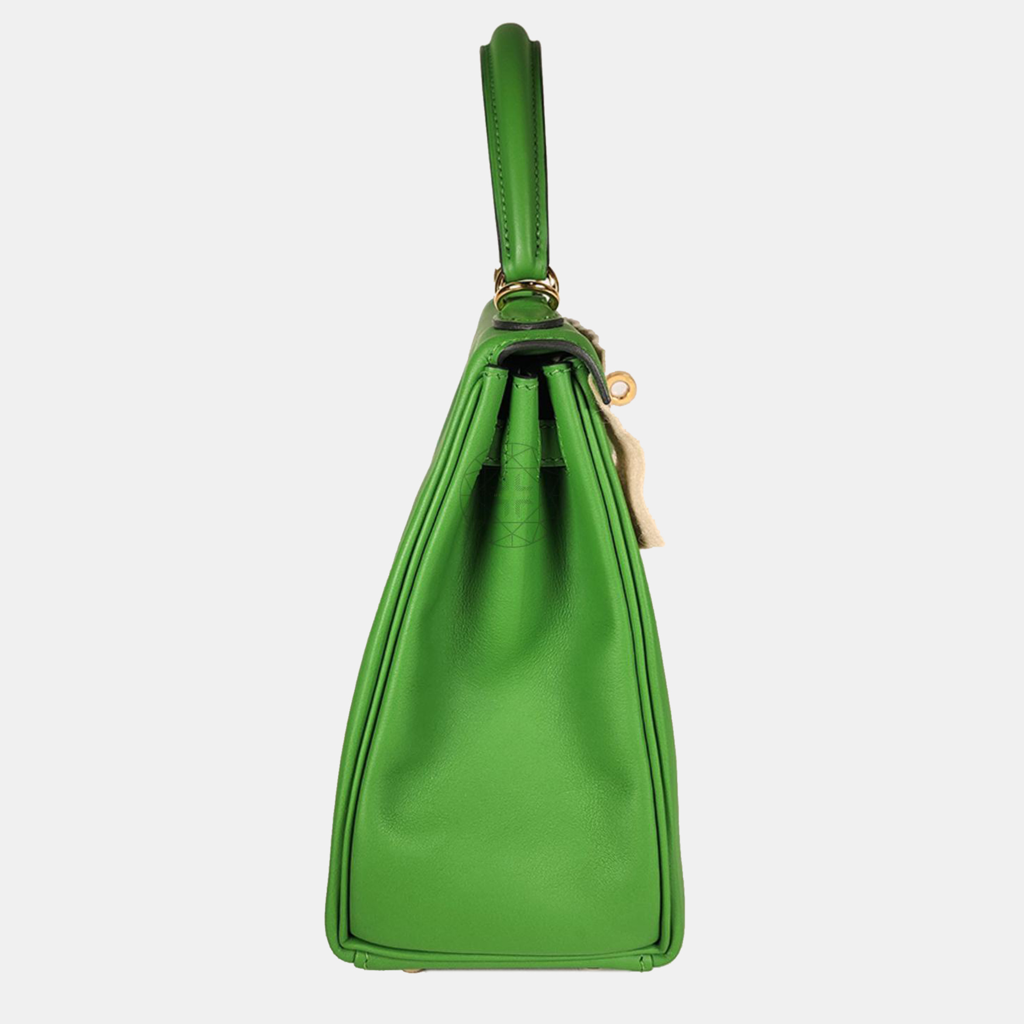 Hermes Vert Yucca Swift Leather Kelly 25 bag GHW 