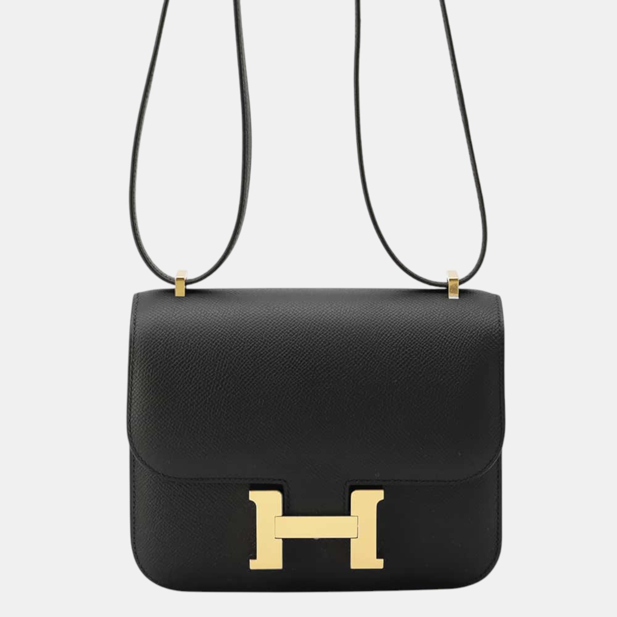 

Hermes Constance3 Miroir Black Epsom Size Mini