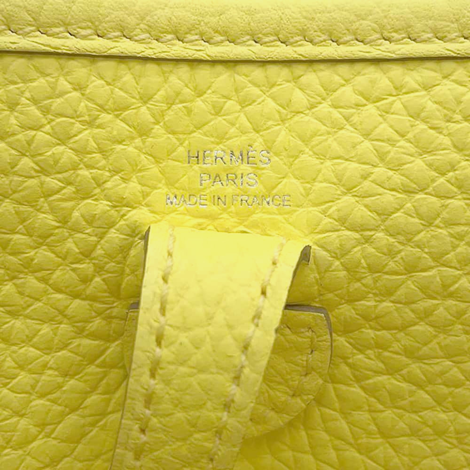 Hermes Evelyne Limoncello Taurillon Clemence Size Tpm 
