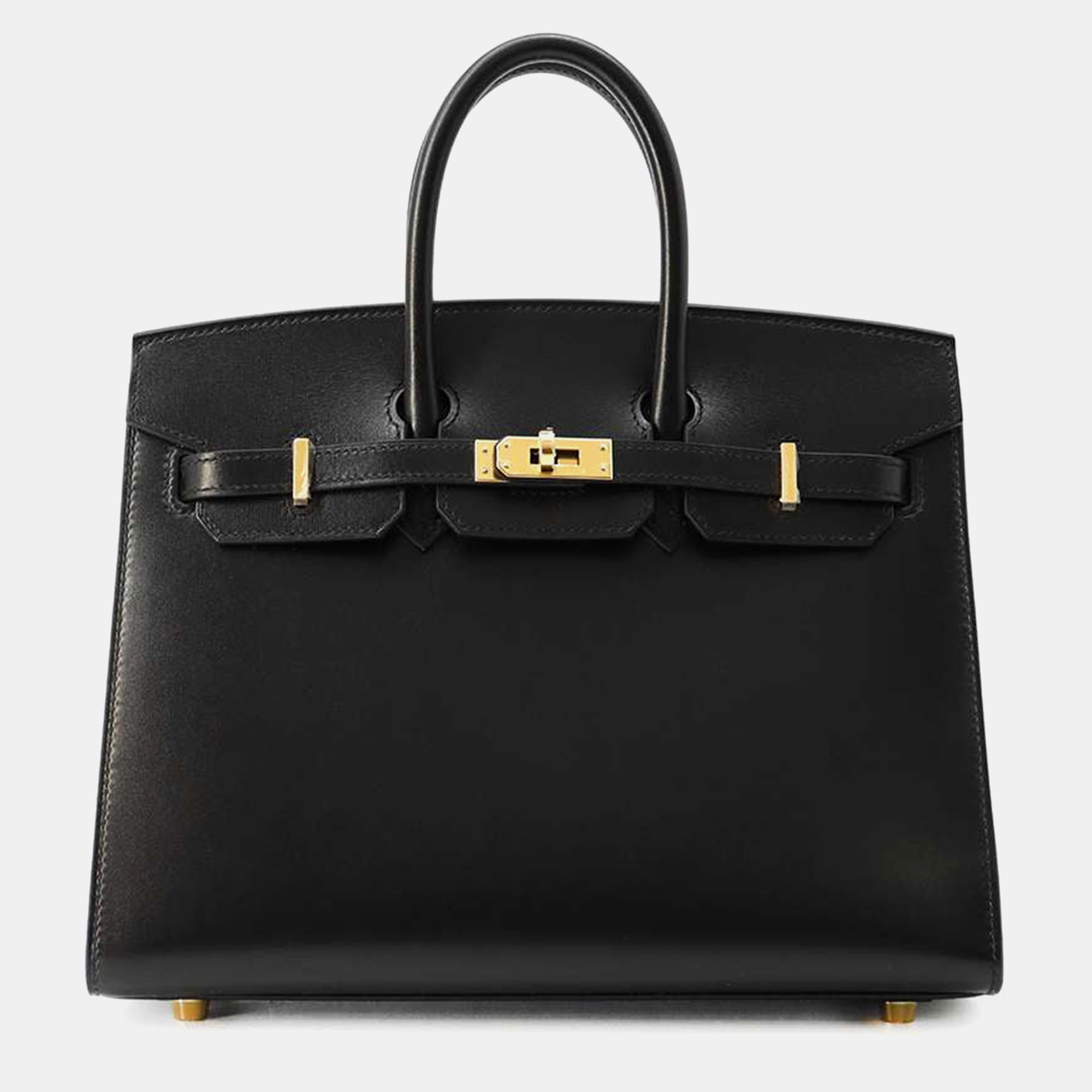 

Hermes Birkin Sellier Black Box Calf Leather Size