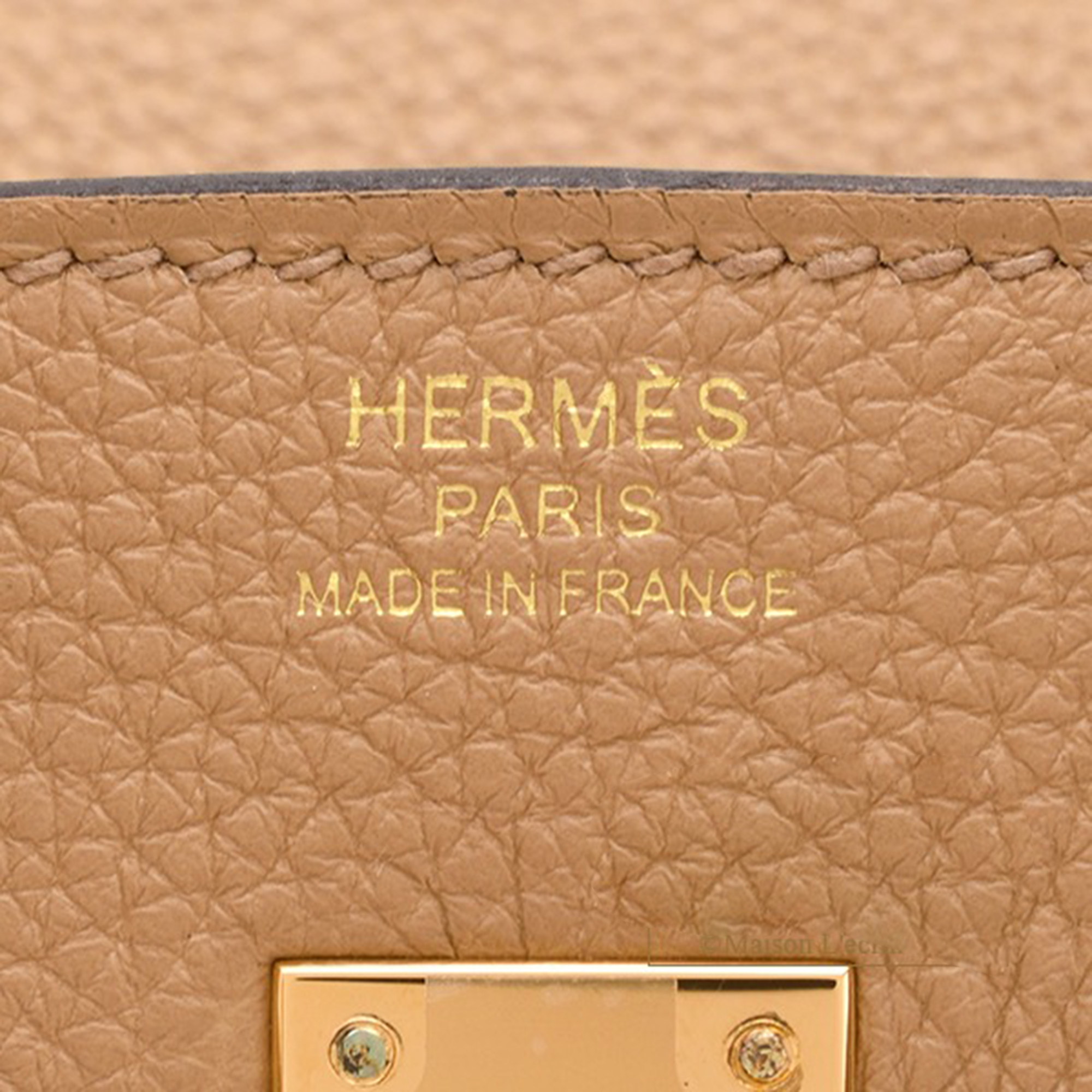Hermes Biscuit Togo Leather Birkin 25 Bag 5