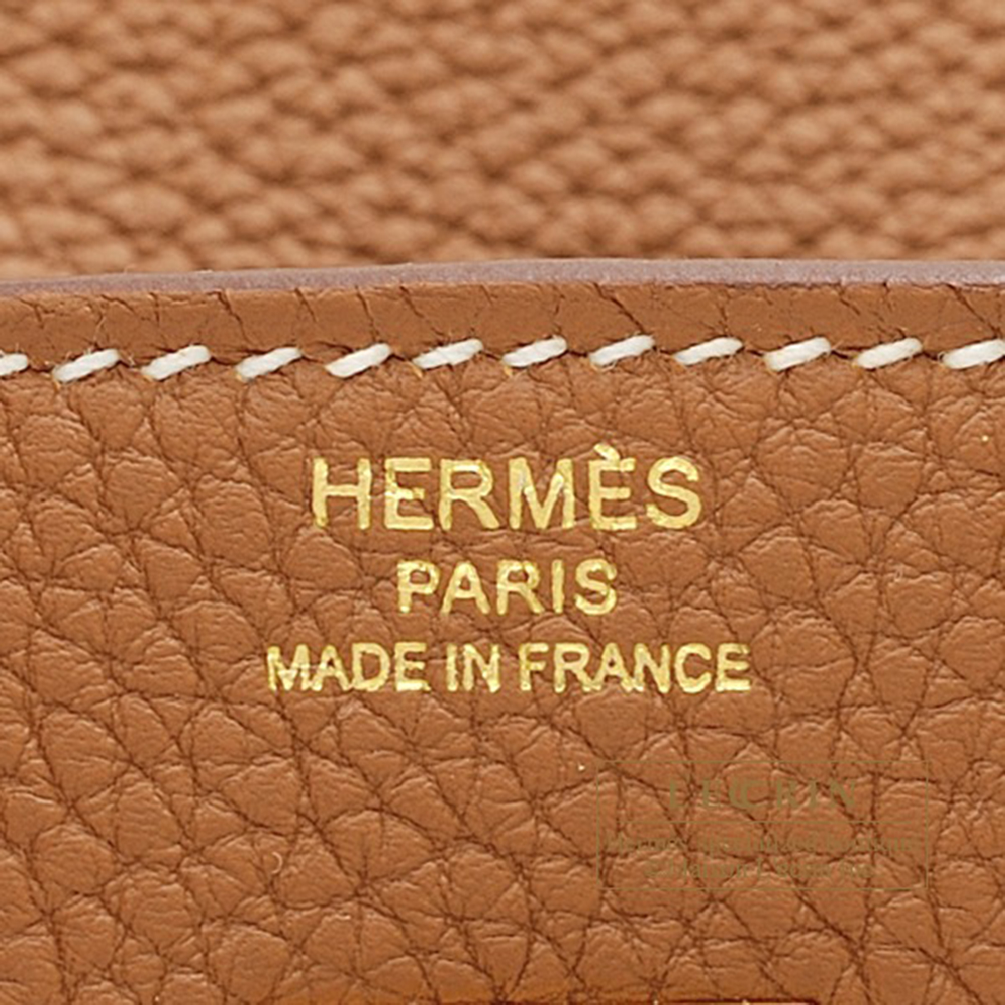 Hermes Gold Togo Leather Birkin 25 Bag 5