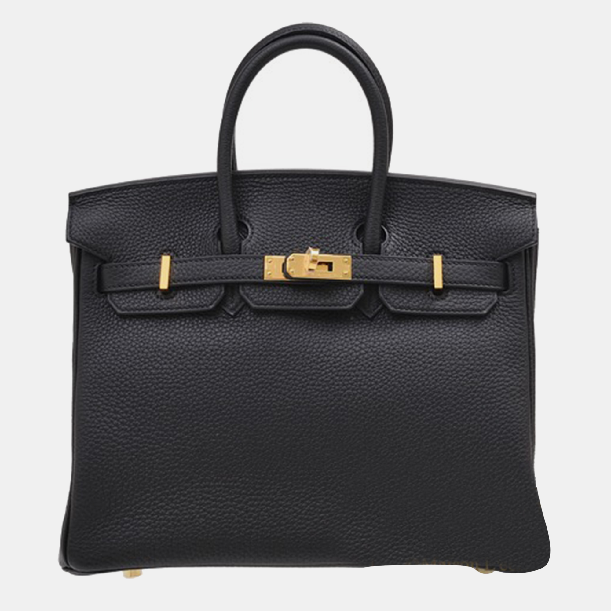 

Hermes Black Togo Leather Birkin 25 Bag