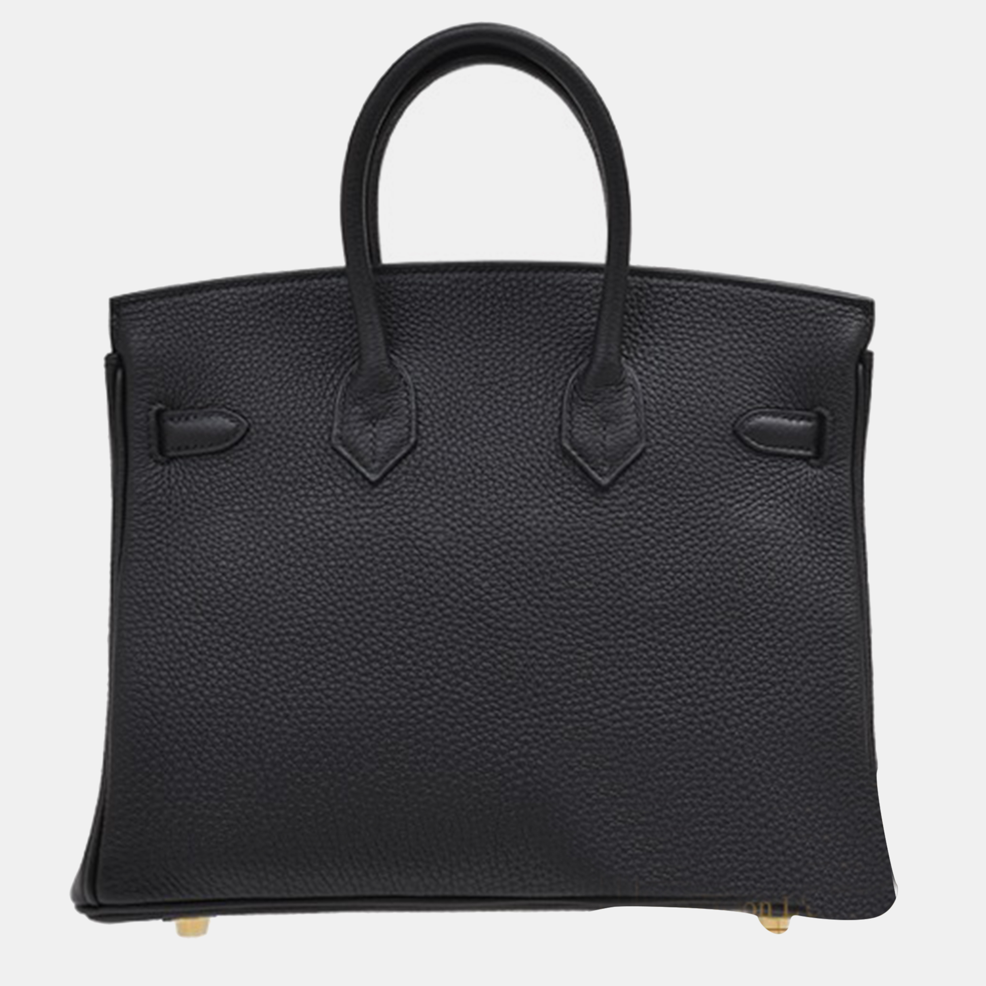 Hermes Black Togo Leather Birkin 25 Bag 2