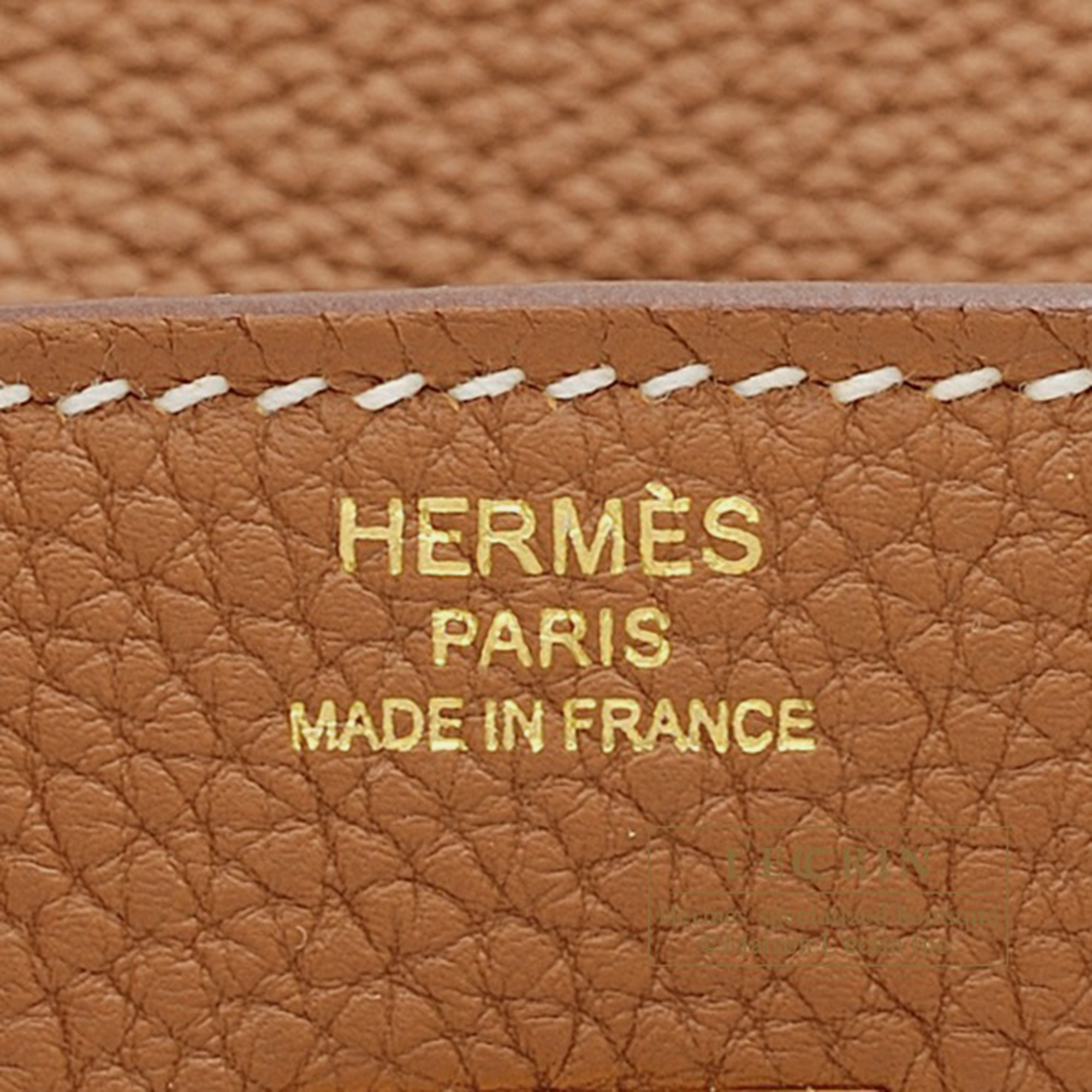 Hermes Gold Togo Leather Birkin 25 Bag 5