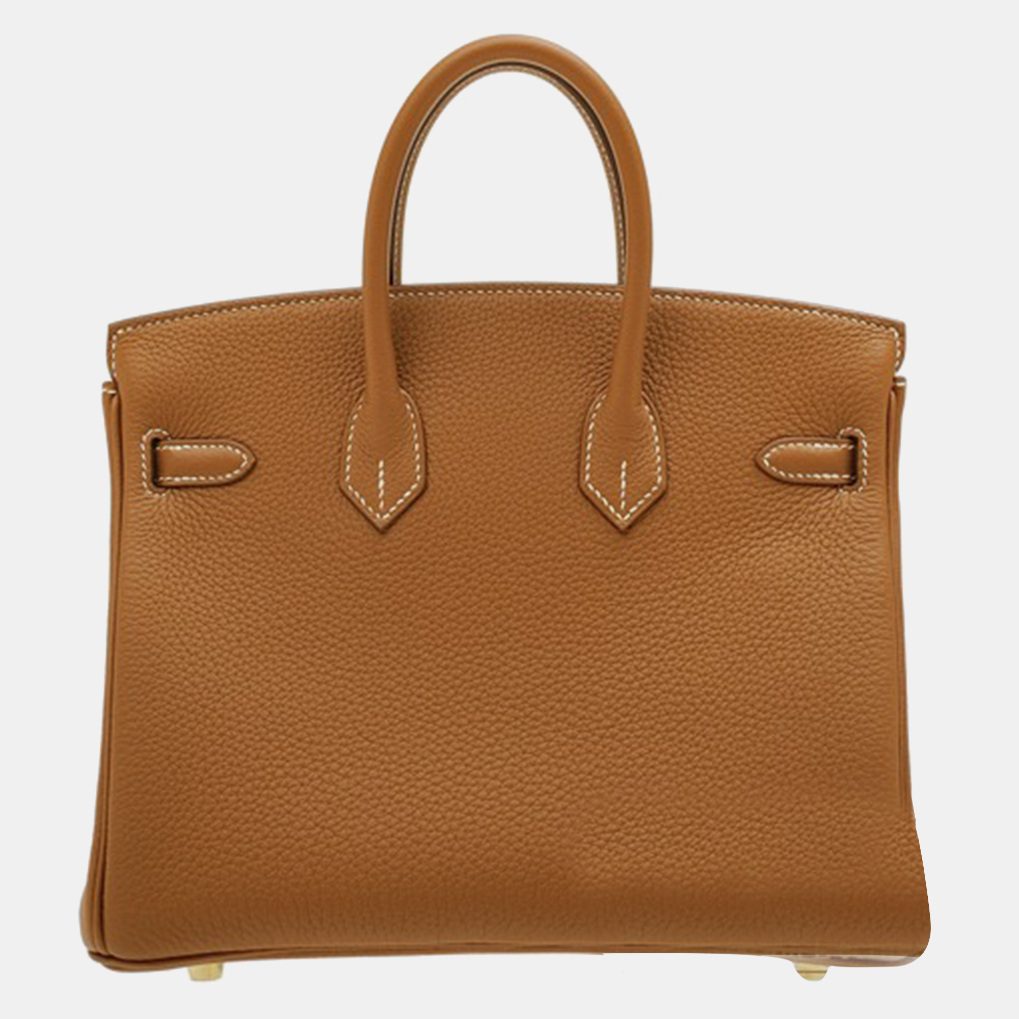 Hermes Gold Togo Leather Birkin 25 Bag 2