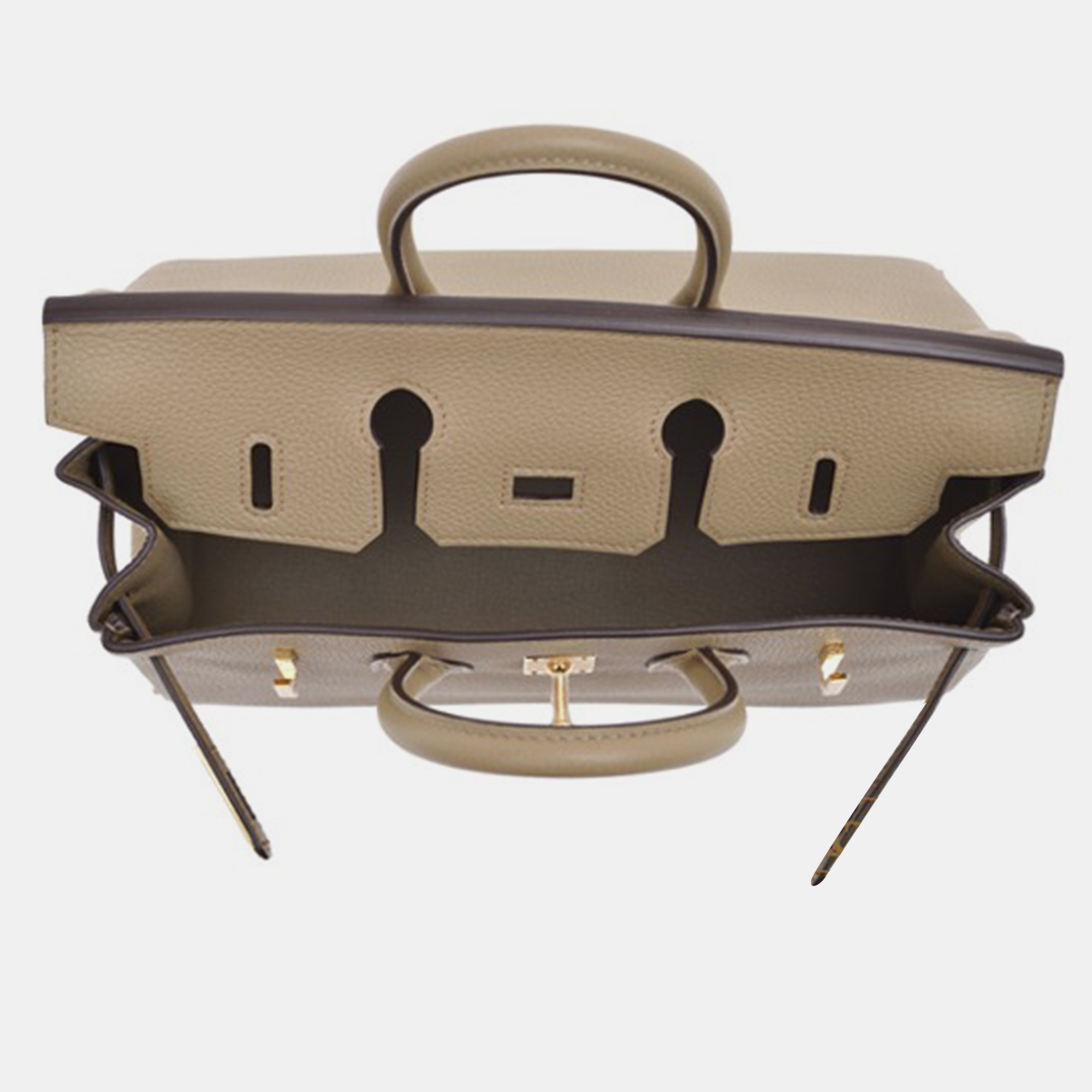 Hermes Beige Marfa Togo Leather Birkin 25 Bag 4
