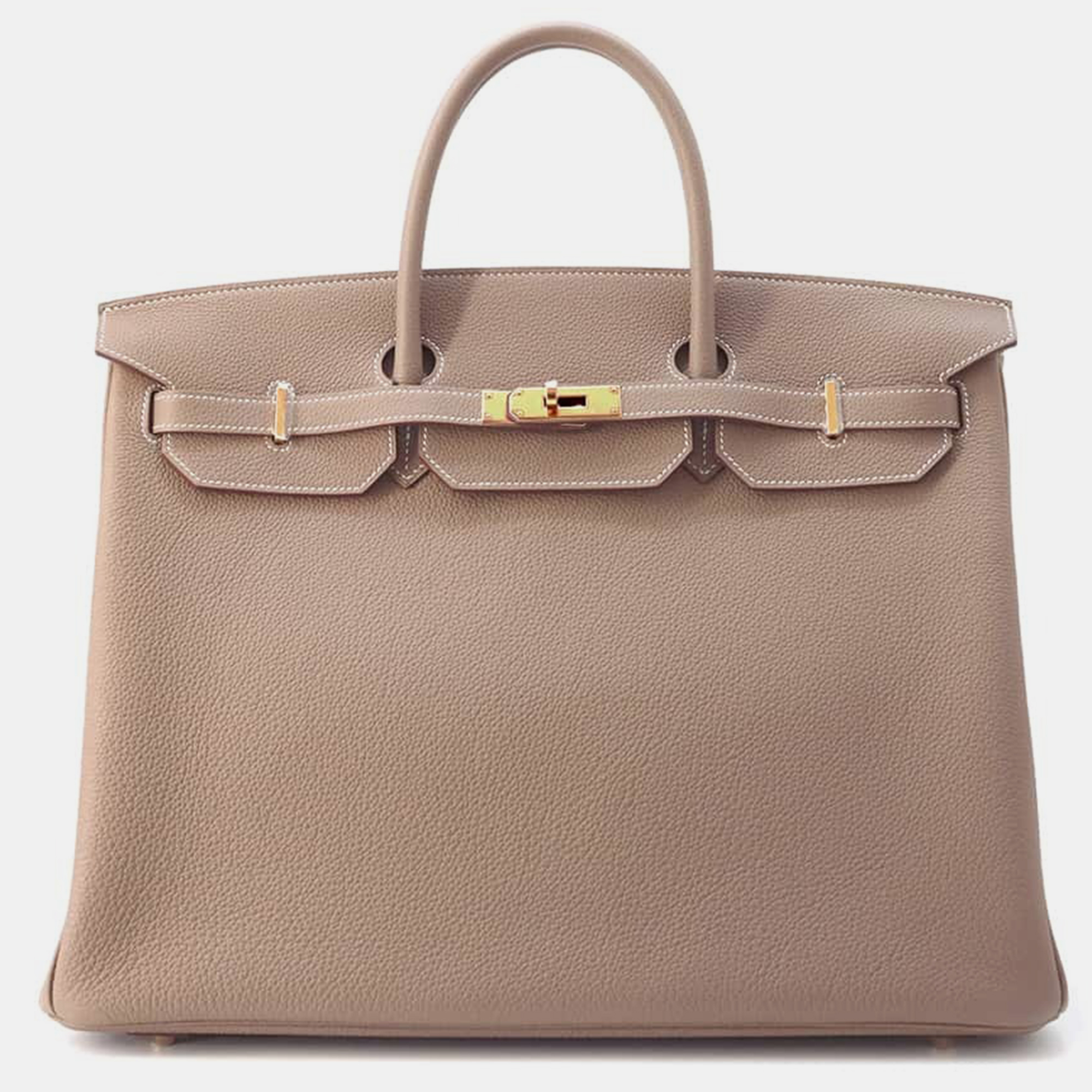 

Hermes Birkin Etoupe Togo Leather Size, Brown