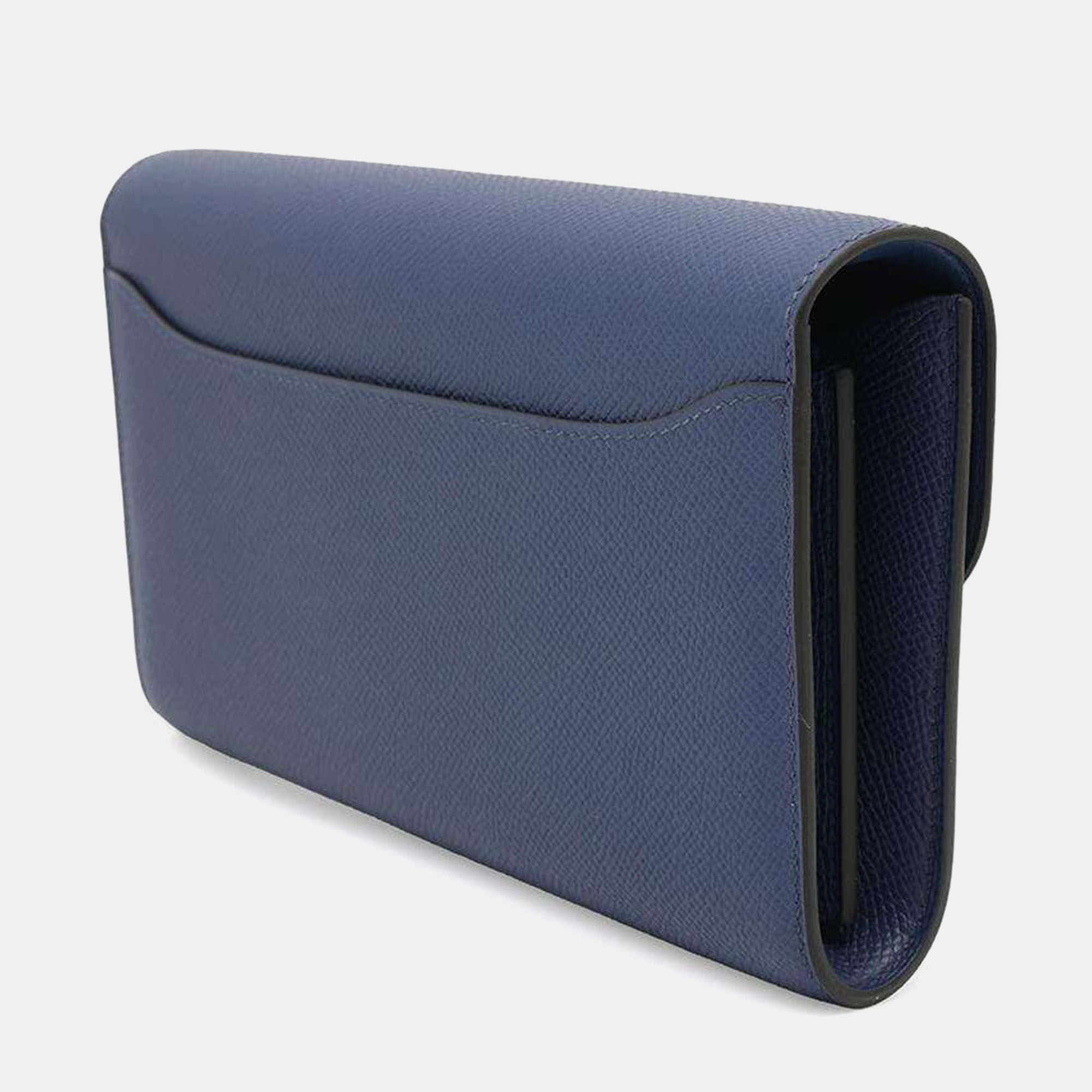 Hermes  Blue Indigo Epsom Constance To Go Handbag 