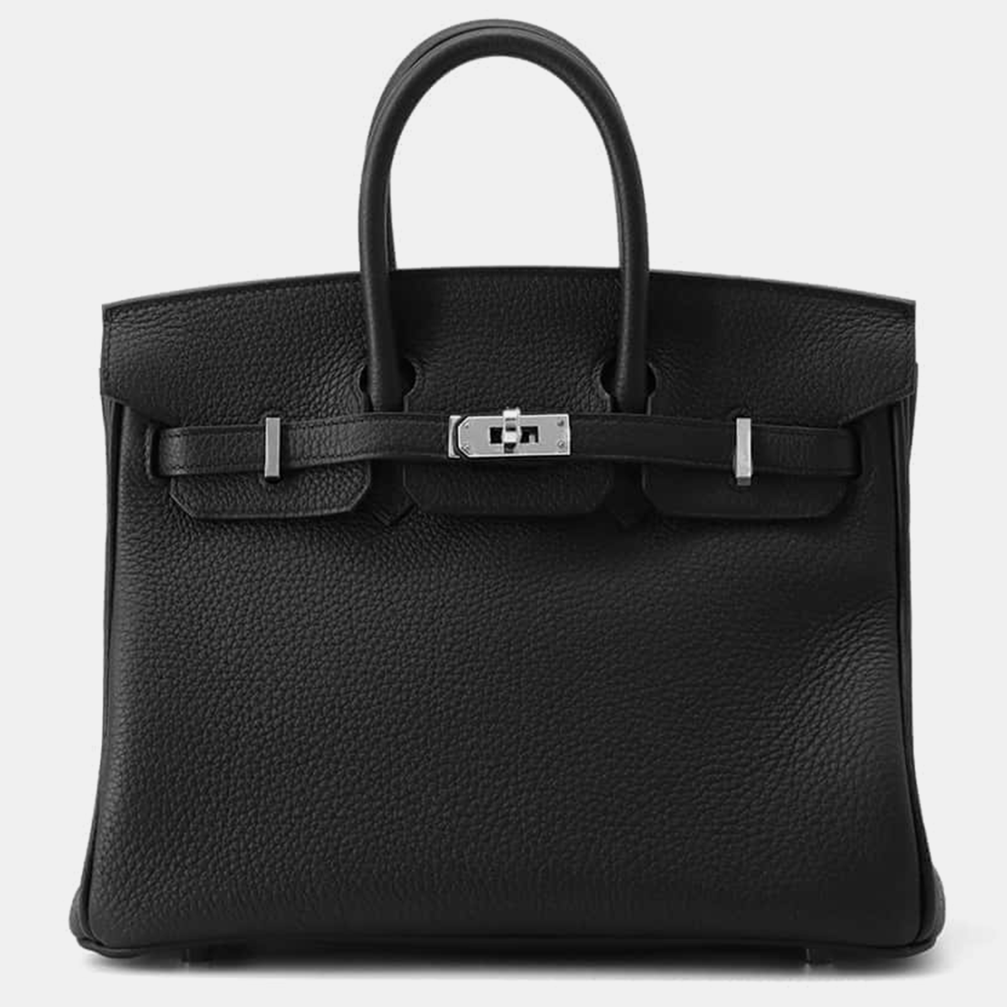 

Hermes Black Togo Leather Birkin 25 Bag