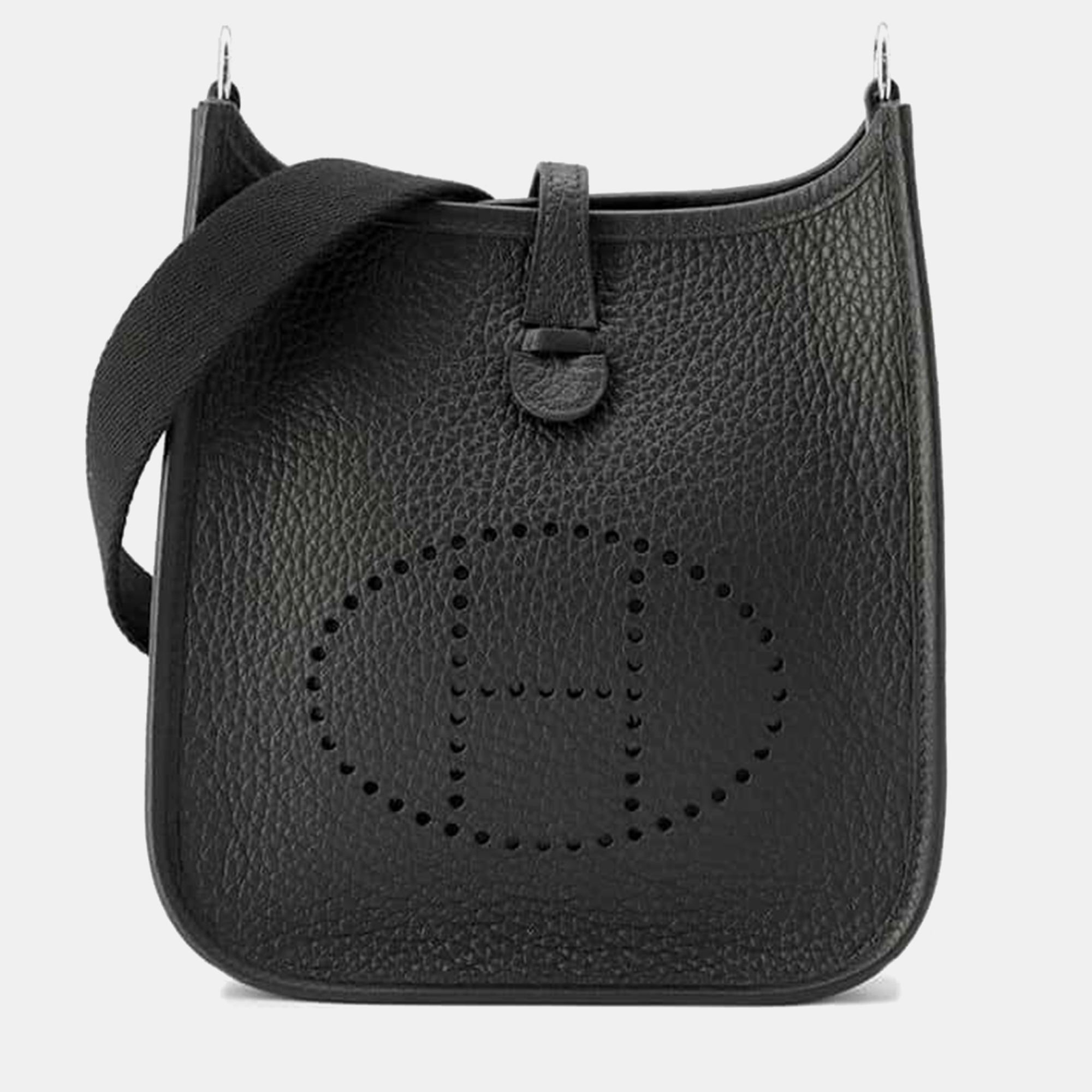 

Hermes Evelyne Black Taurillon Clemence Size Tpm