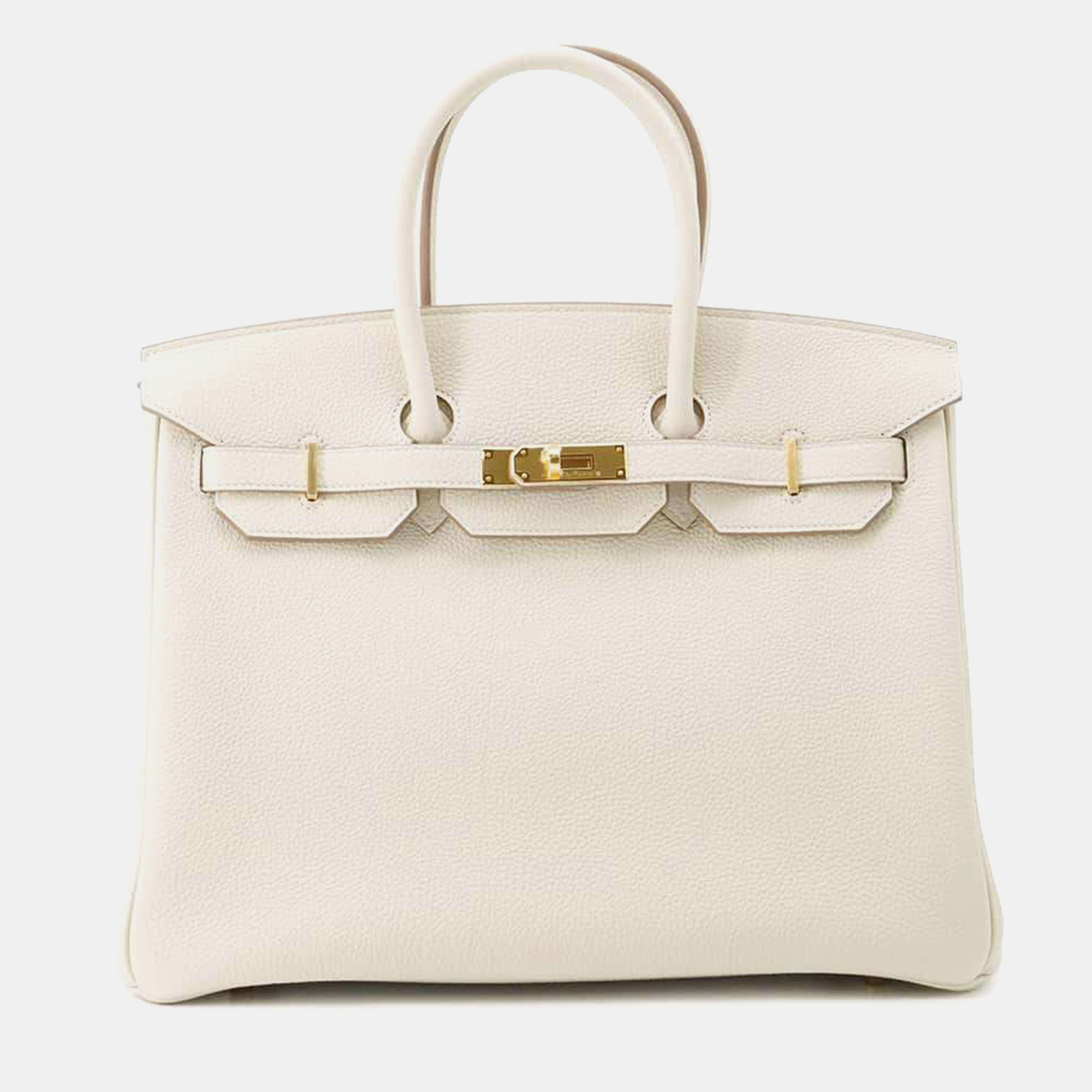 

Hermes Birkin Craie Togo Leather Size, White