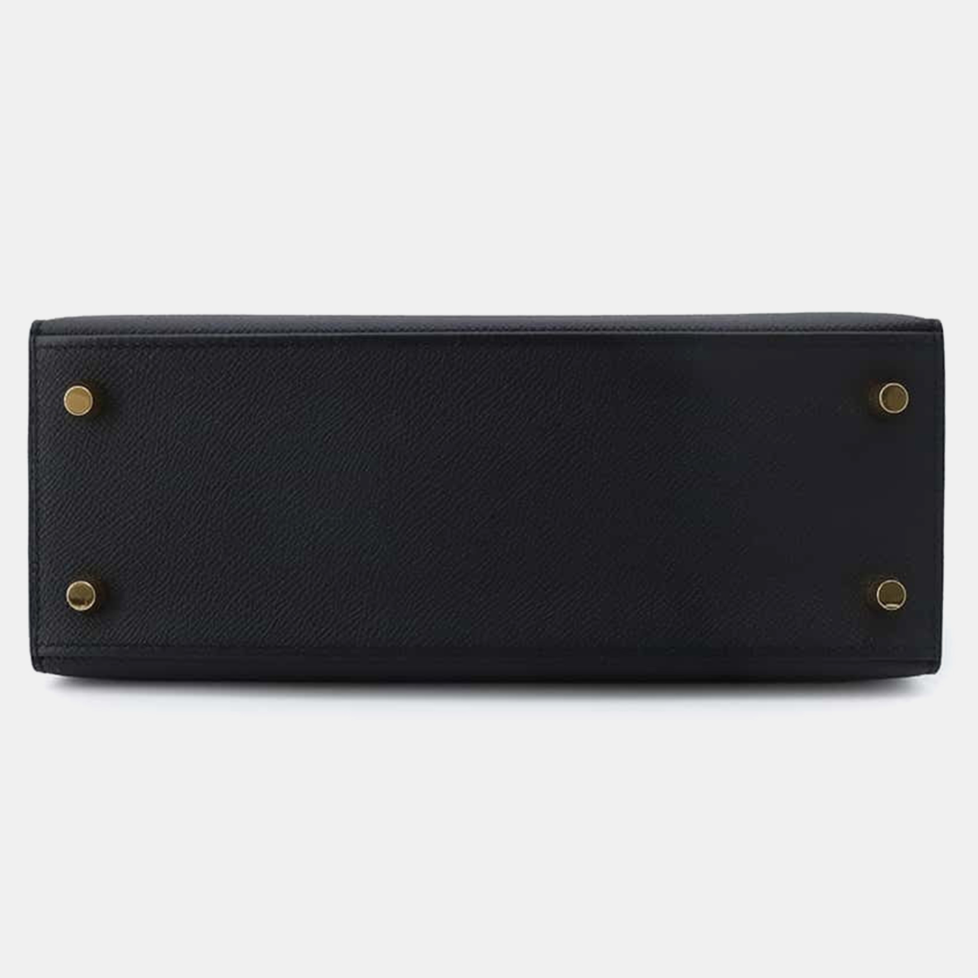 Hermes Black Epsom Kelly Sellier 25 Bag 3