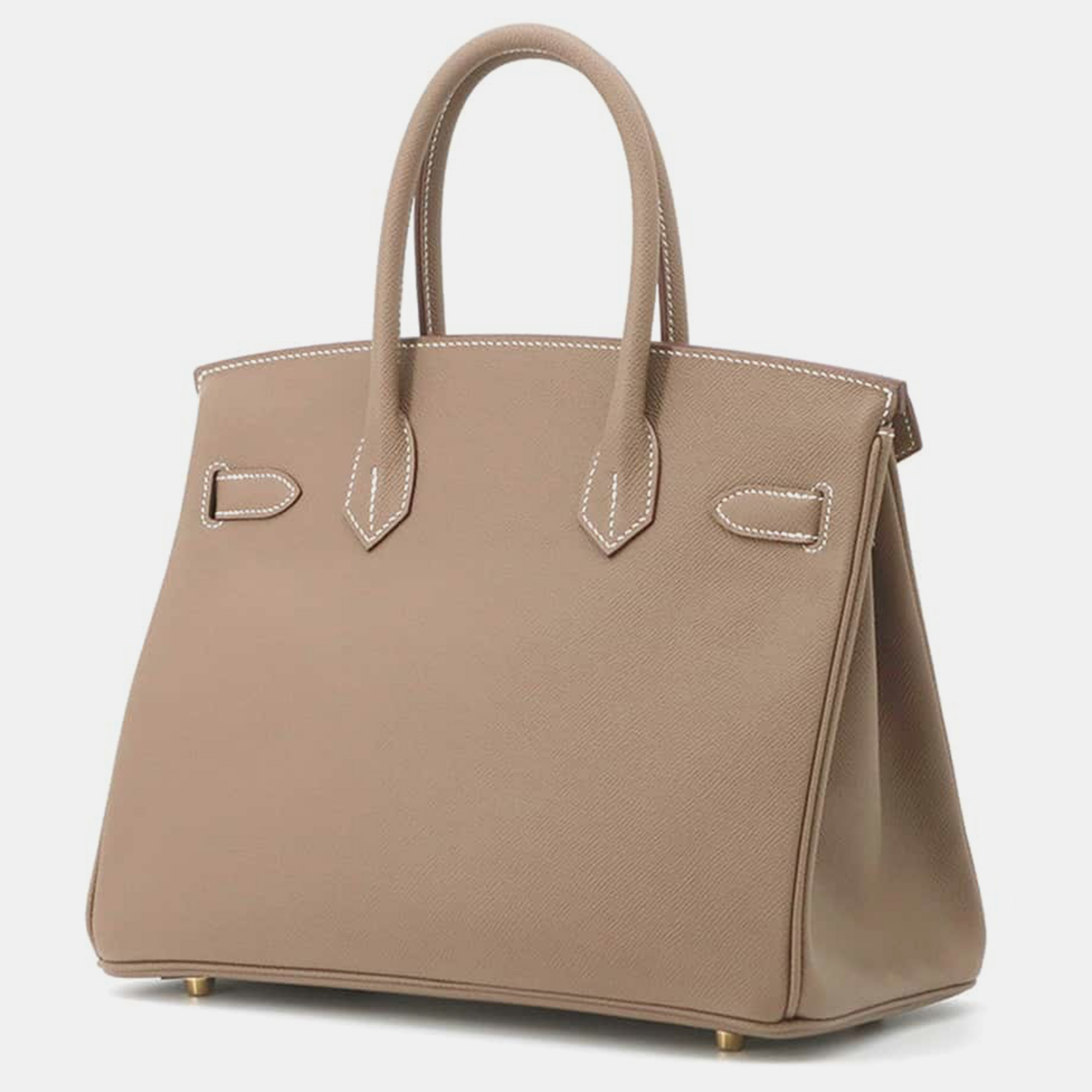 Hermes Etoupe Epsom Leather Birkin 30 Tote Bag 2