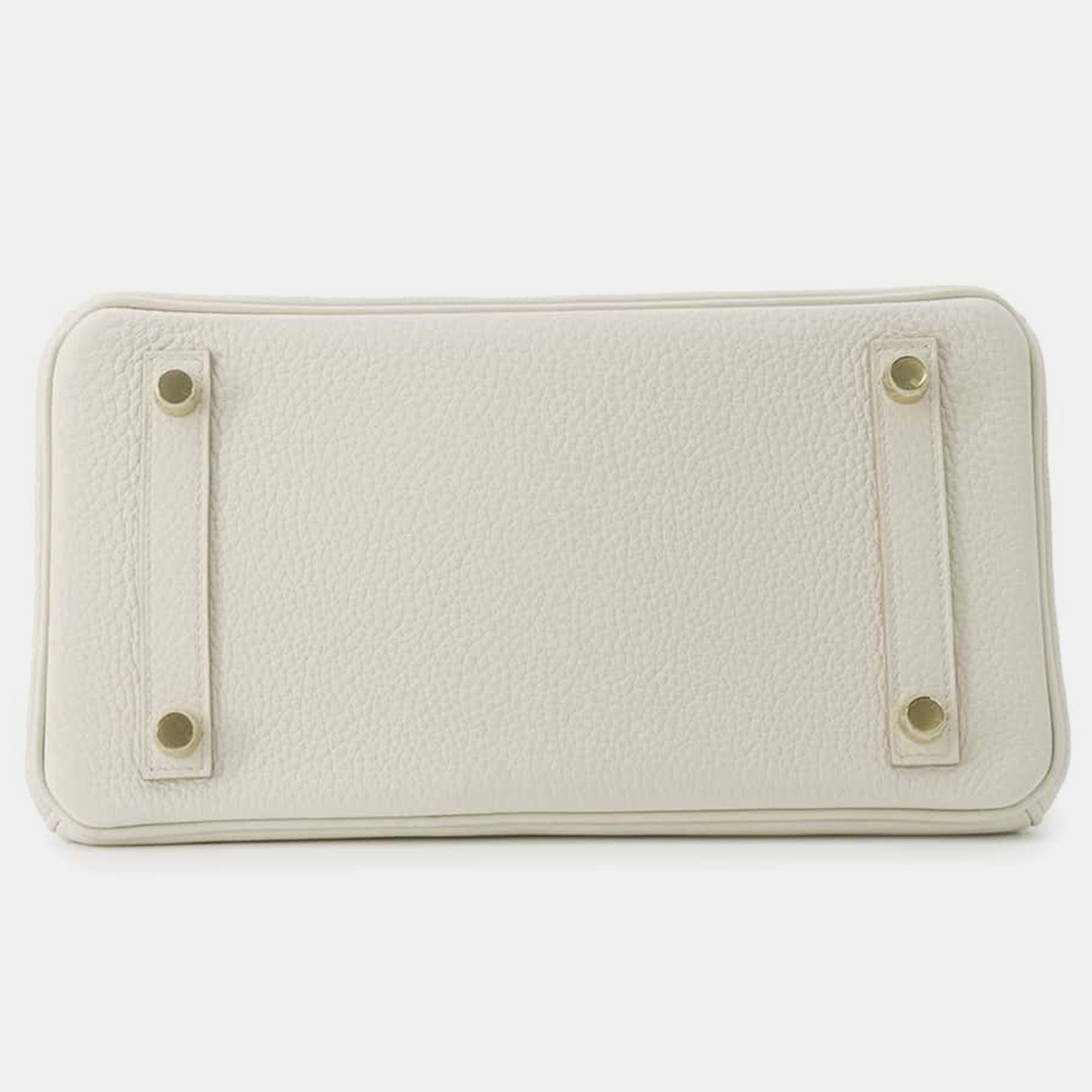 Hermes Beton Togo Leather Birkin 25 Tote Bag 3